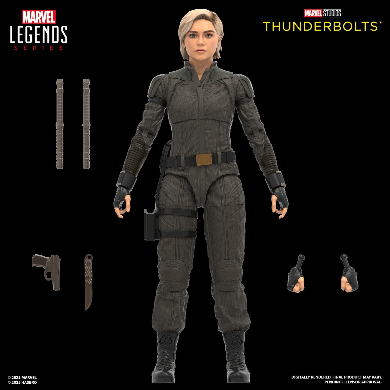 Thunderbolts Marvel Legends actionfigurer 2-pack Yelena Belova & Red Guardian 15 cm