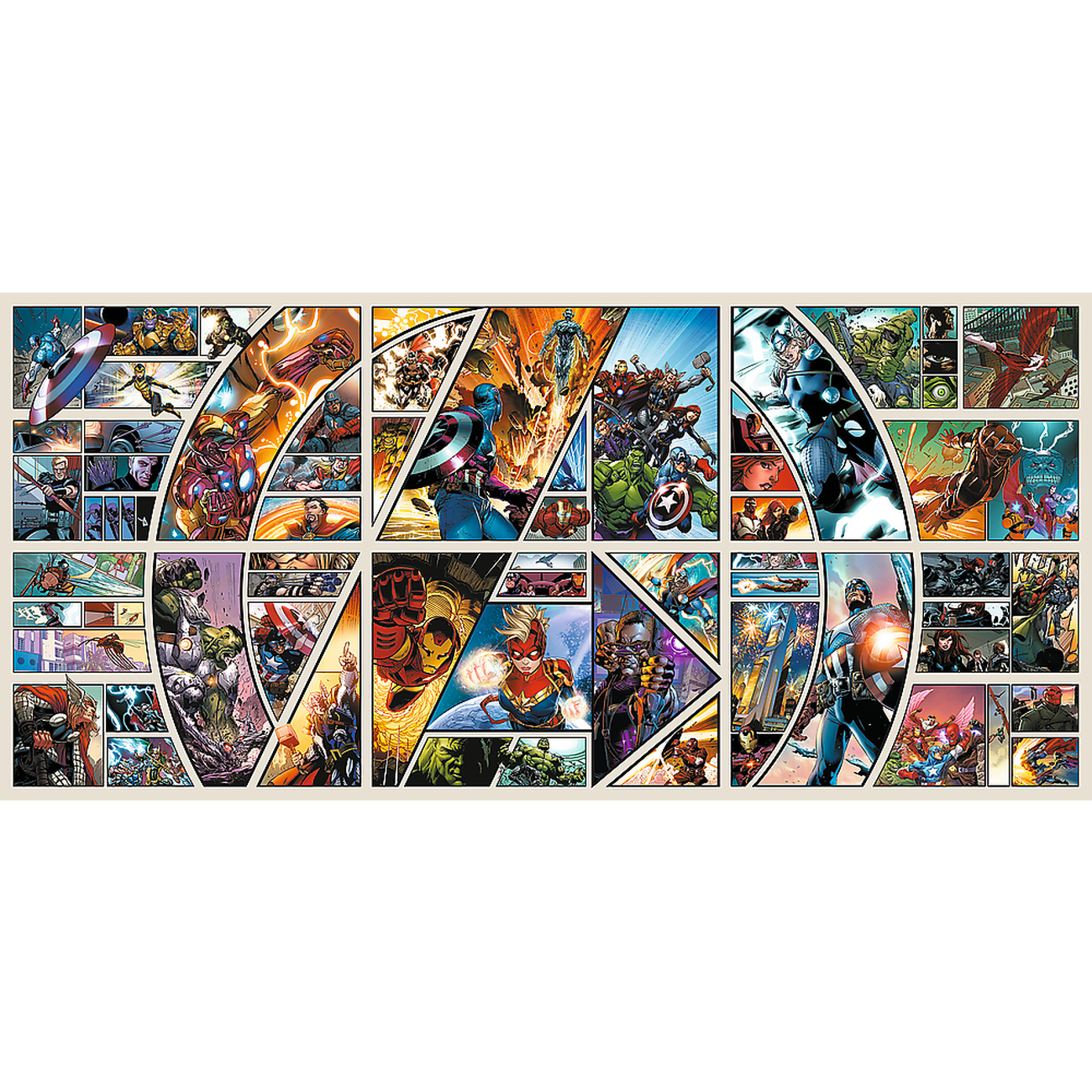 Avengers - Across The Comic Universe Puzzle Collection with Poster