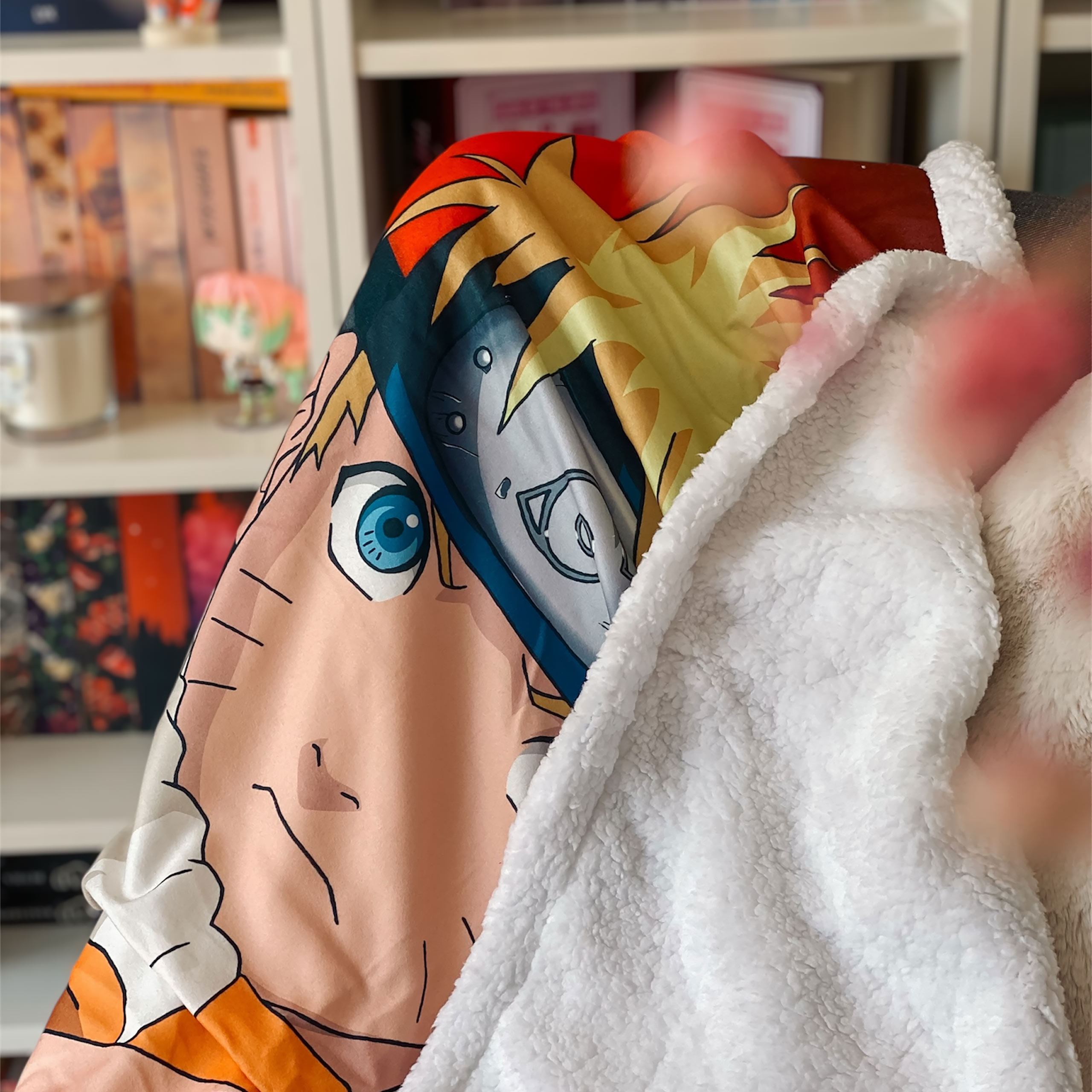 Naruto Shippuden - Couverture moelleuse avec polaire teddy