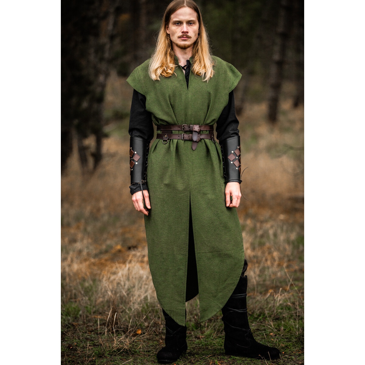 Medieval Ranger Tunic Arun green
