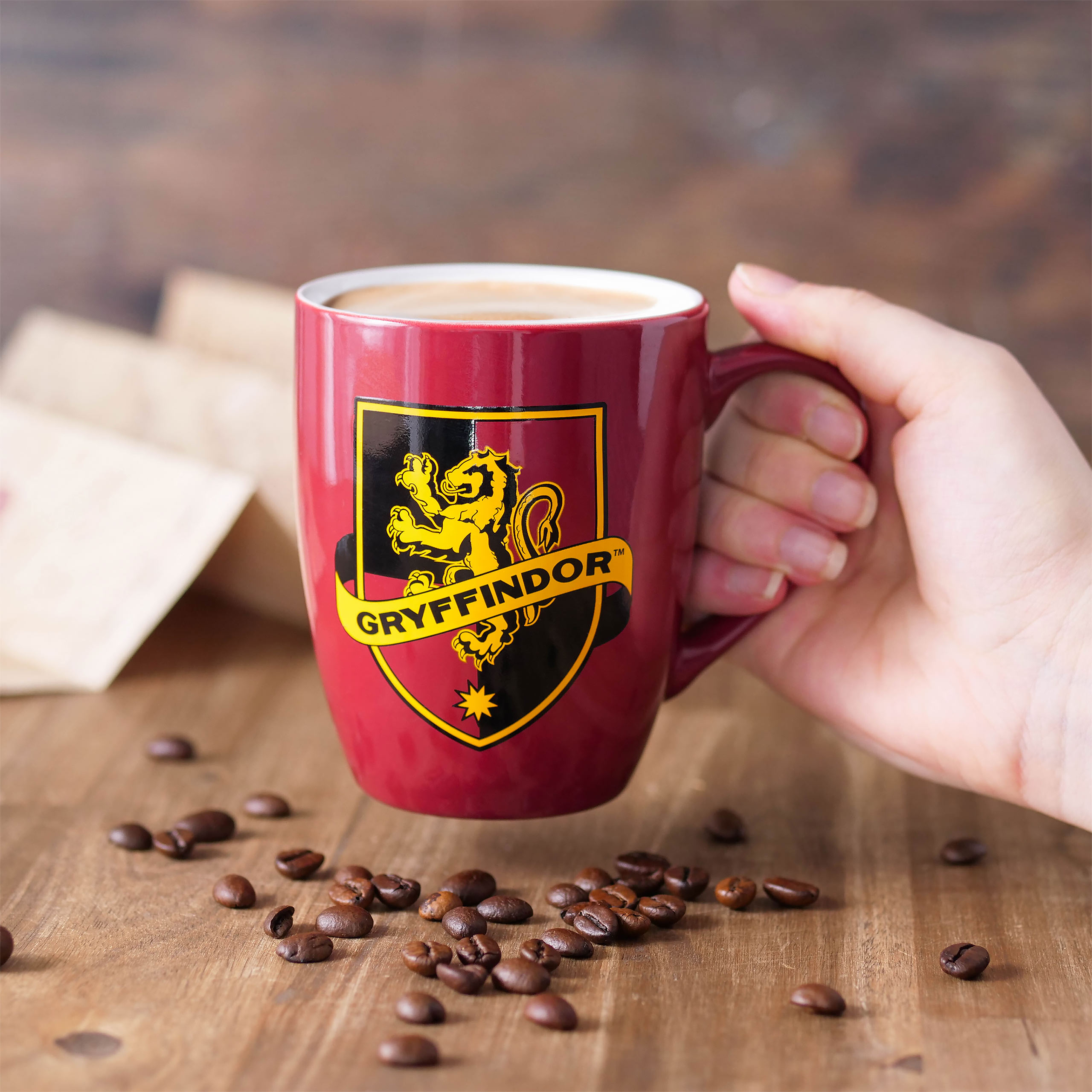 Mug Logo Gryffindor rouge - Harry Potter