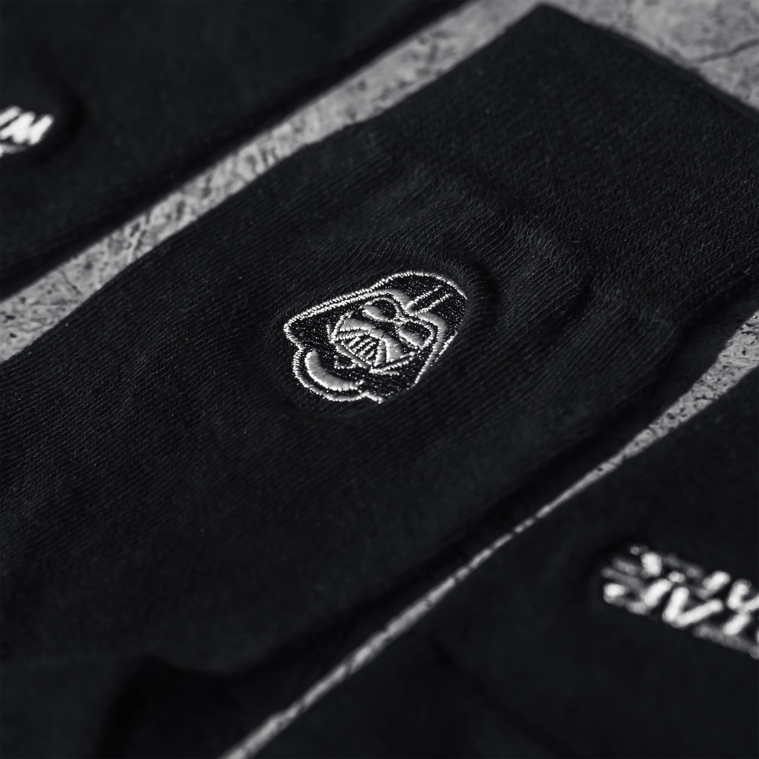 Star Wars - Set di 2 paia di calzini neri con logo Darth Vader