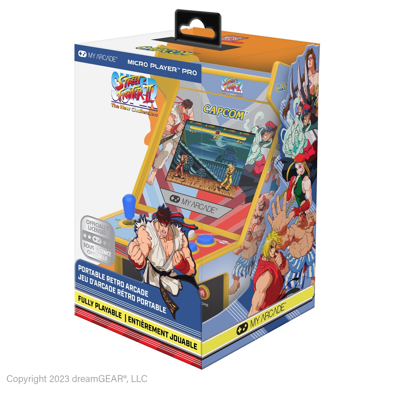 Super Street Fighter II consola portátil Retro Arcade Micro Player Pro