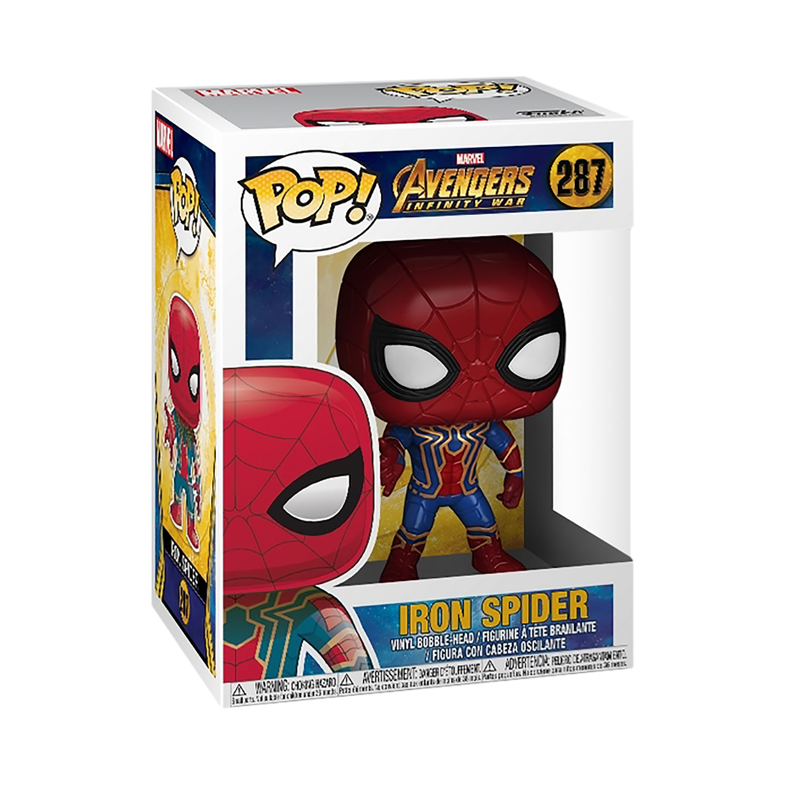 Avengers - Iron Spider Infinity War Funko Pop Figurine à tête branlante