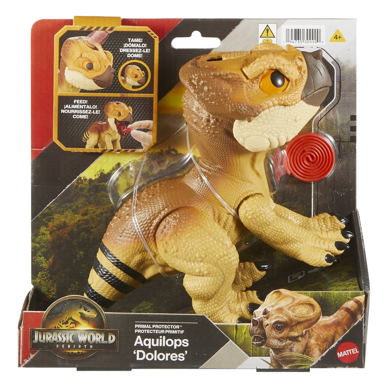 Jurassic World: El Renacimiento Figura de acción interactiva Aquilops Dolores 13 cm