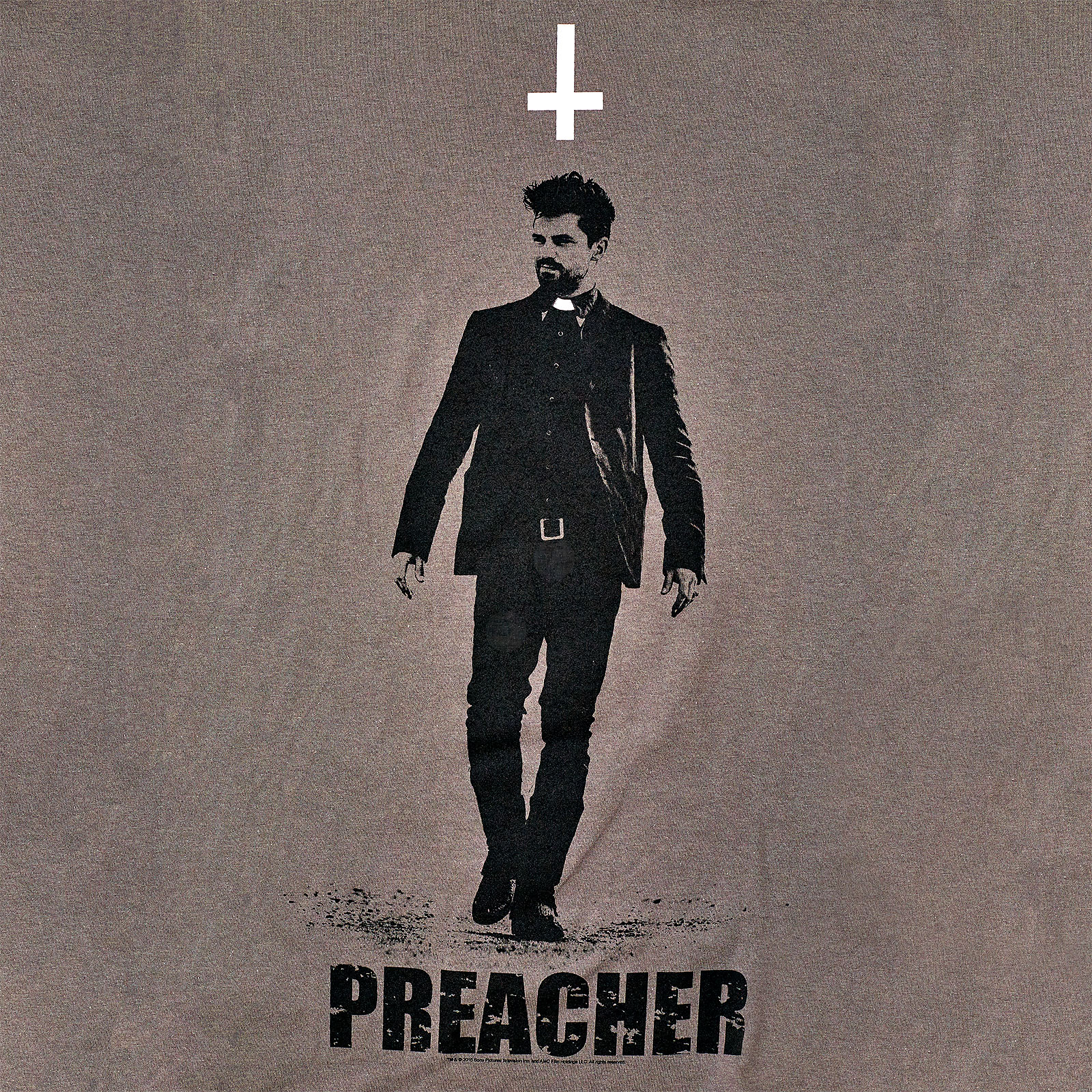 Preacher - T-shirt Jesse Custer gris