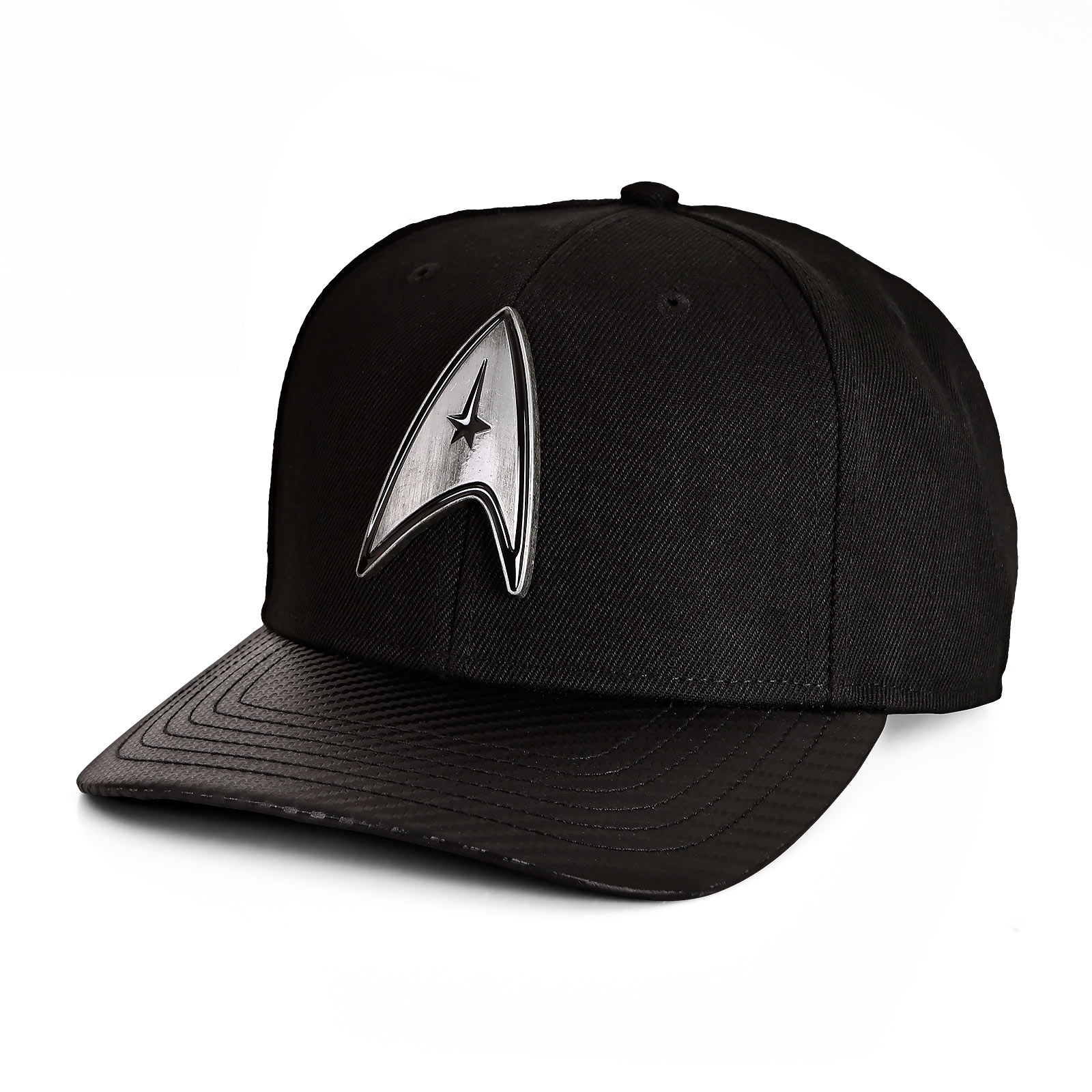 Star Trek - Metalen Logo Snapback Cap Zwart