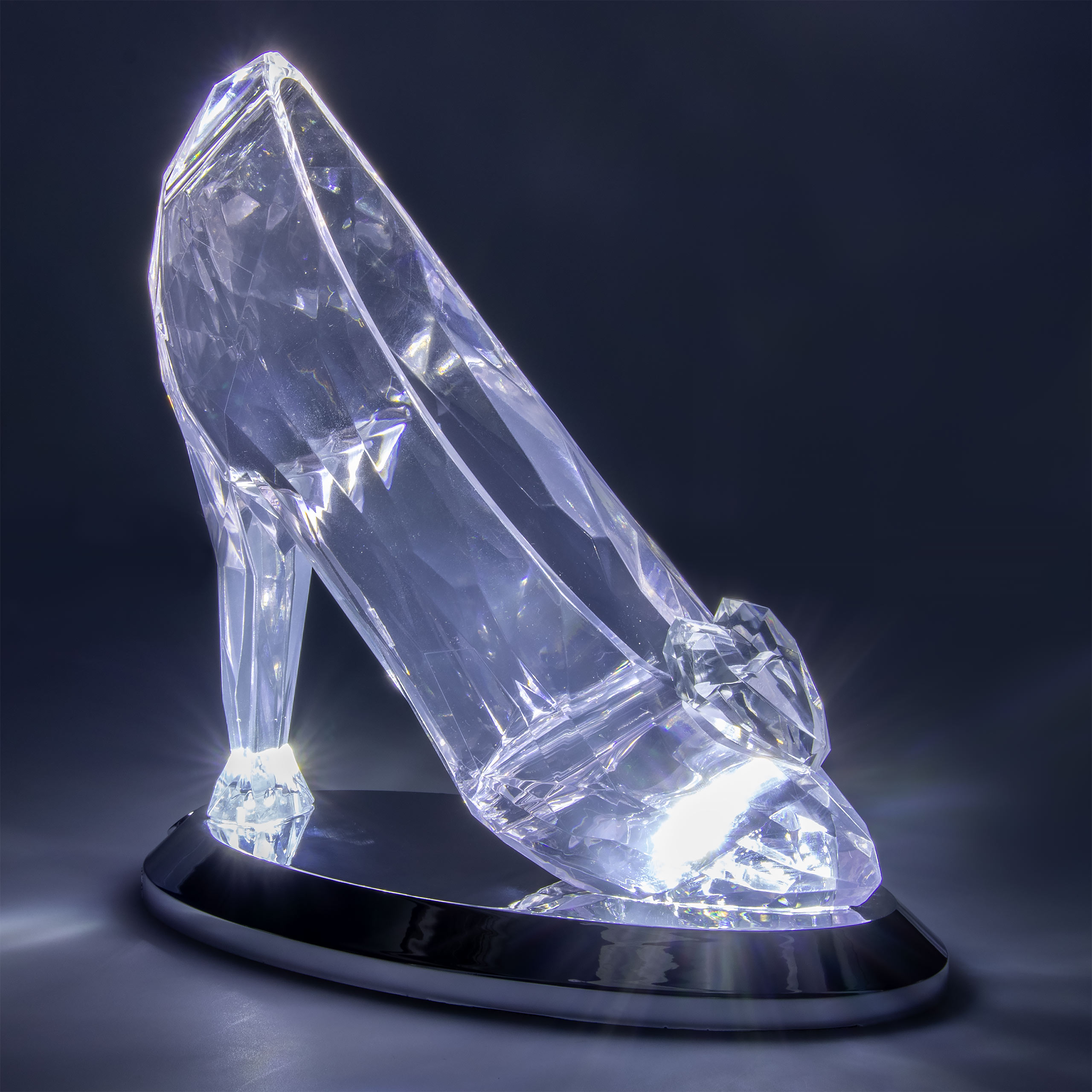 Cinderella - Lampada da tavolo con scarpetta di vetro