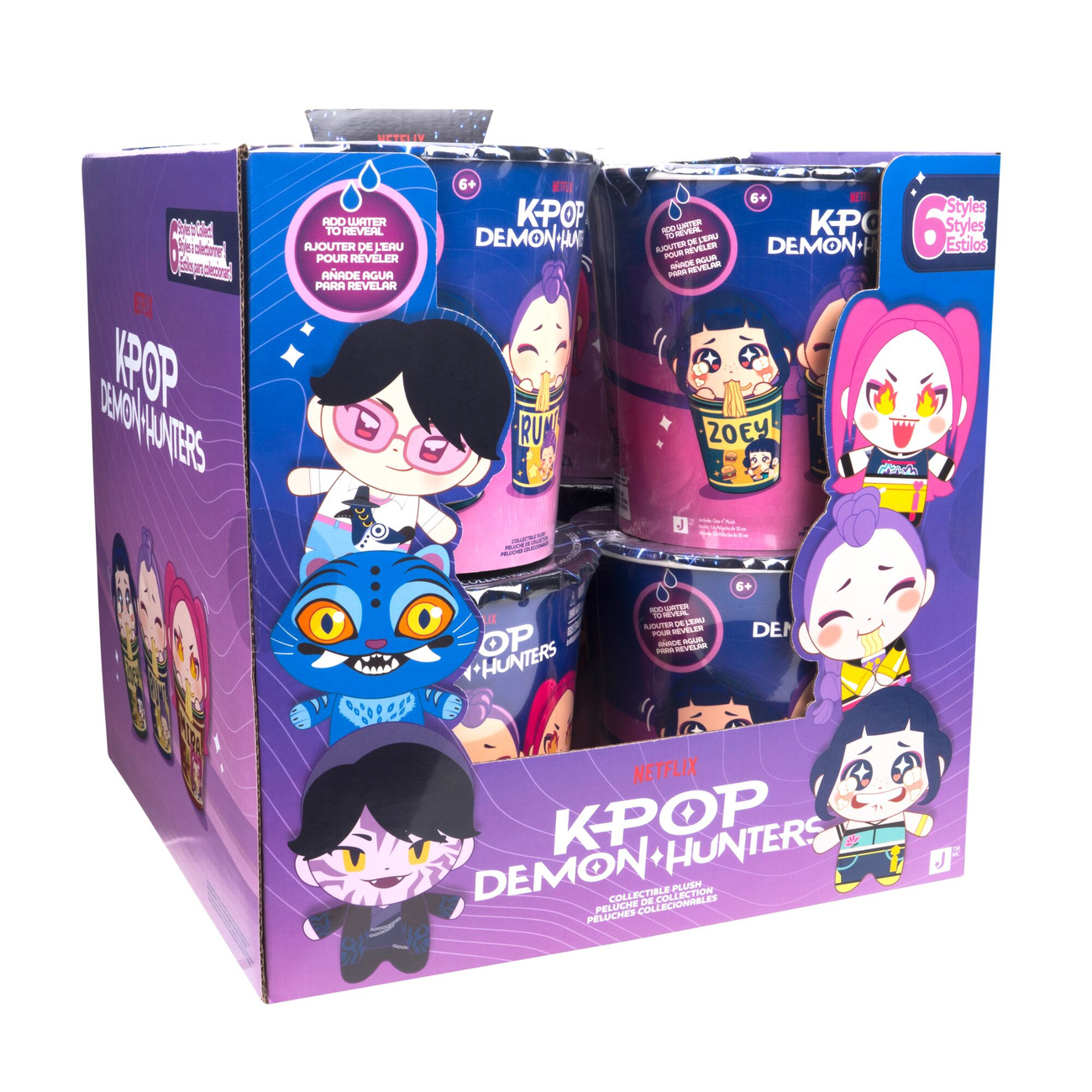 KPop Demon Hunters - Expositor de Peluches Mystery Ramen