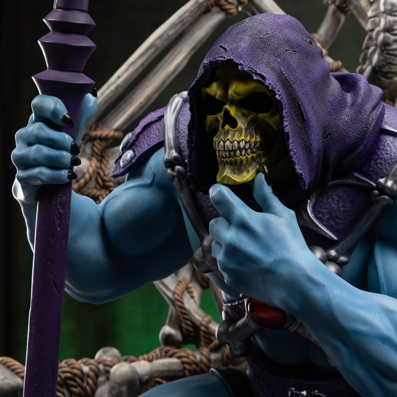 Masters of the Universe Estatua Prime Scale 1/3 Skeletor 10th Anniversary Ver. 67 cm