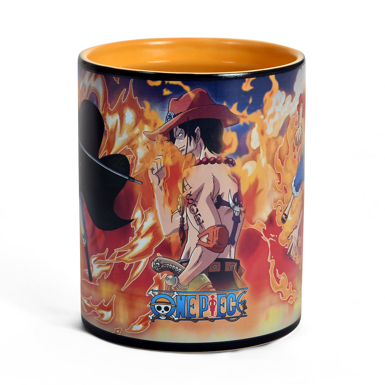 One Piece - Sabo und Ruffy Thermoeffekt Tasse