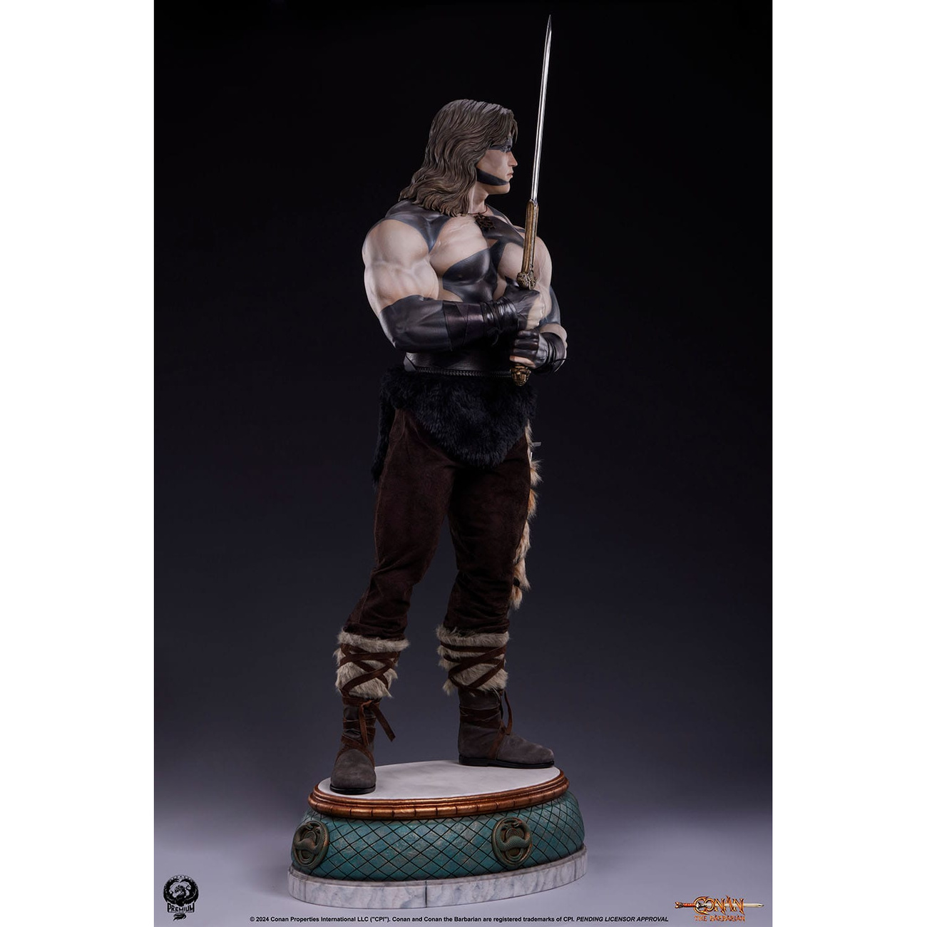 Conan il Barbaro Statua Elite Series 1/2 Conan Warpaint