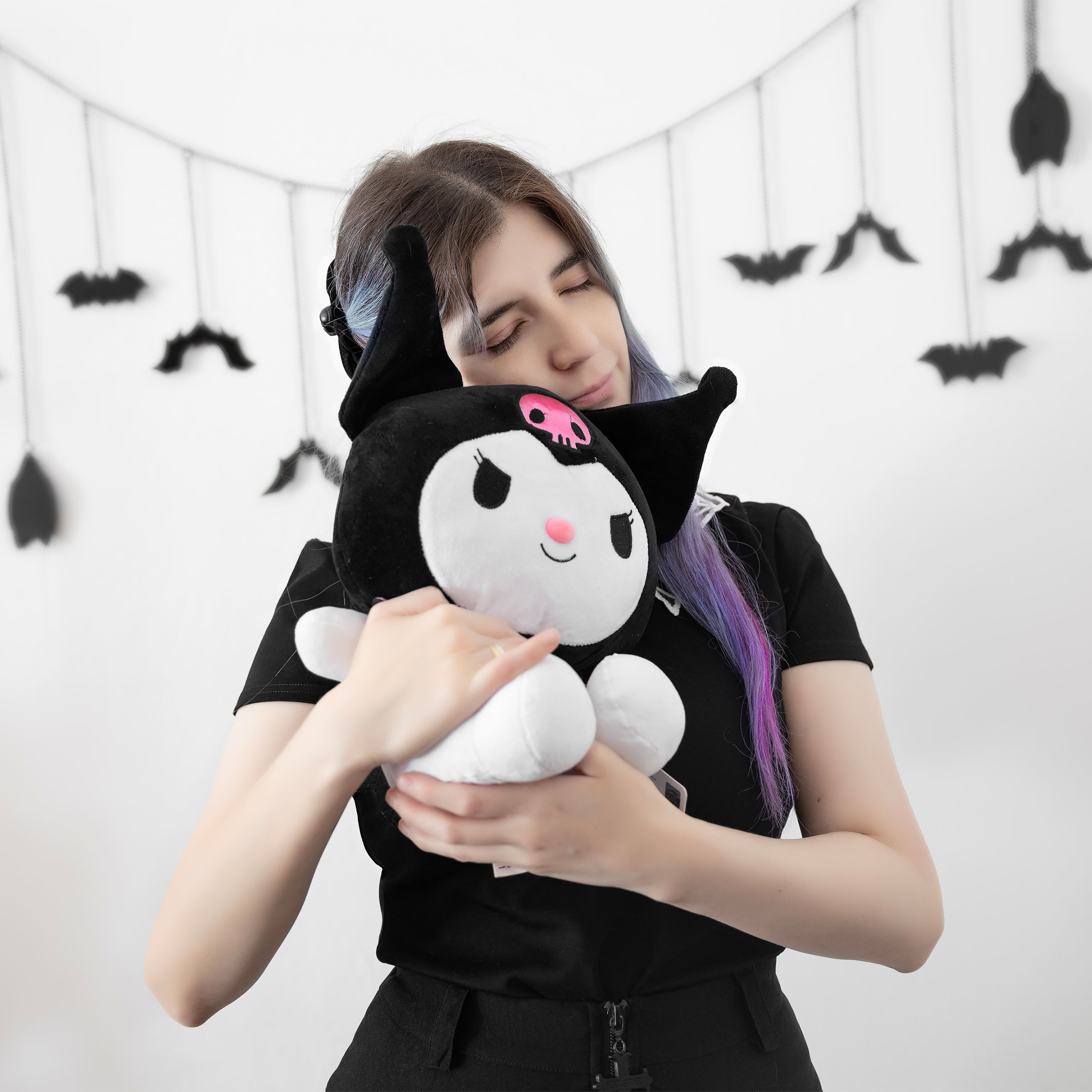 Sanrio - Figurine en peluche Hello Kitty Kuromi