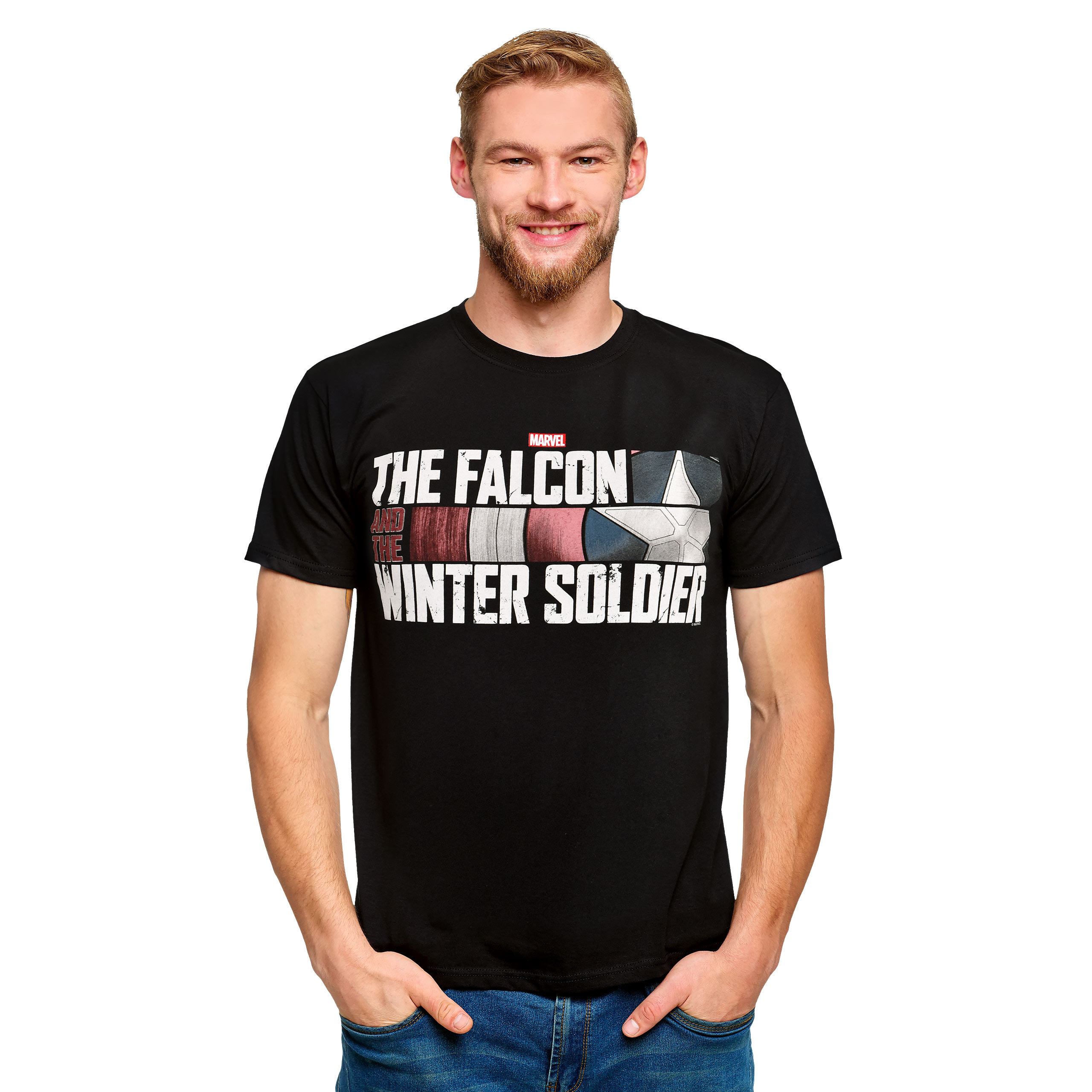 The Falcon and the Winter Soldier - Logo T-Shirt zwart