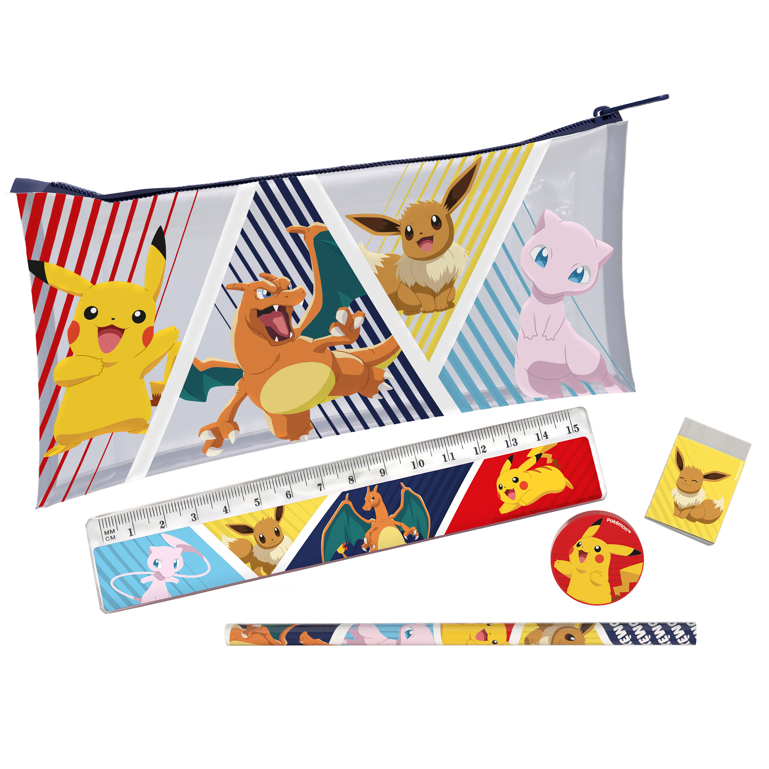Pokemon - Set de papelería con estuche