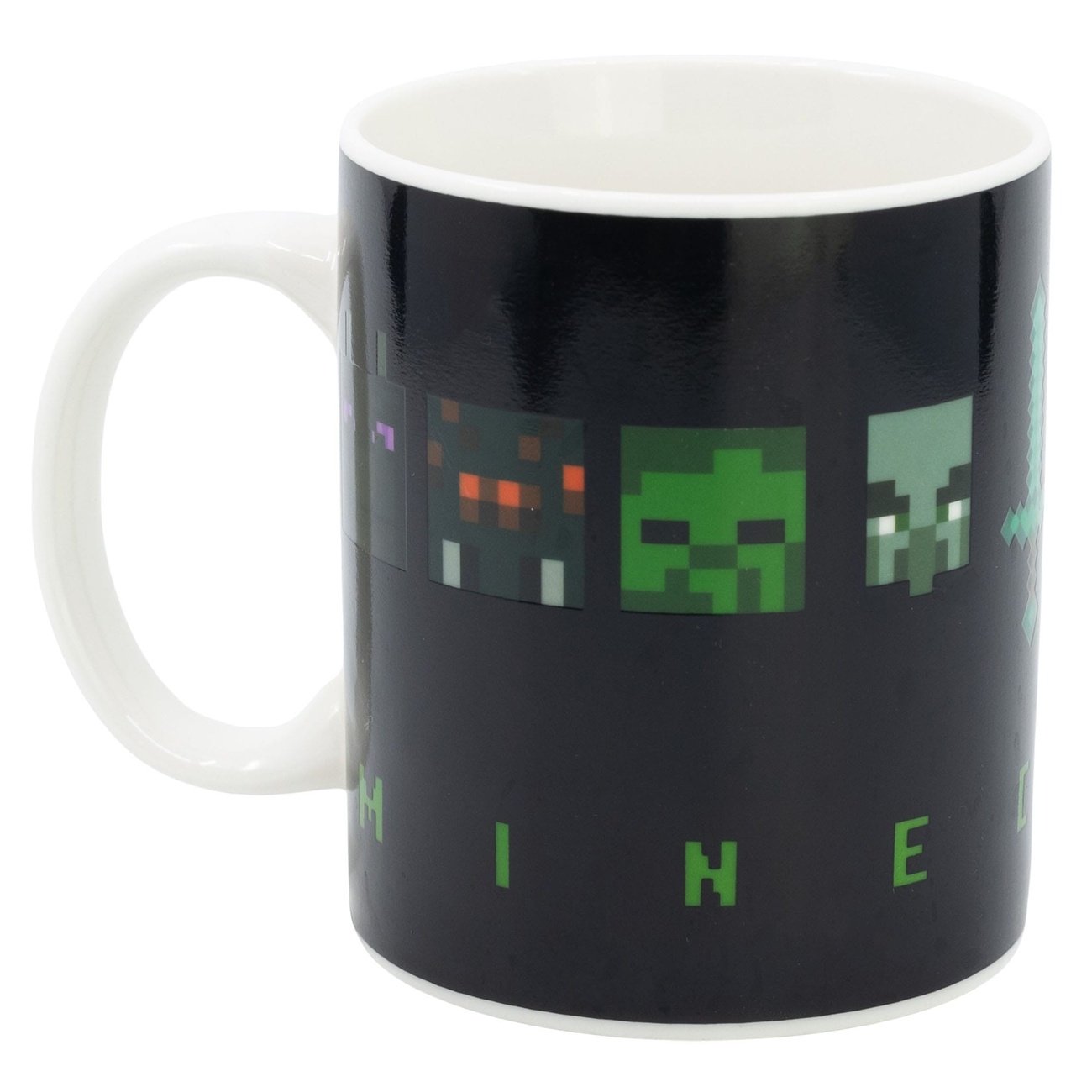 Taza Minecraft con efecto térmico Squared Pattern 325 ml