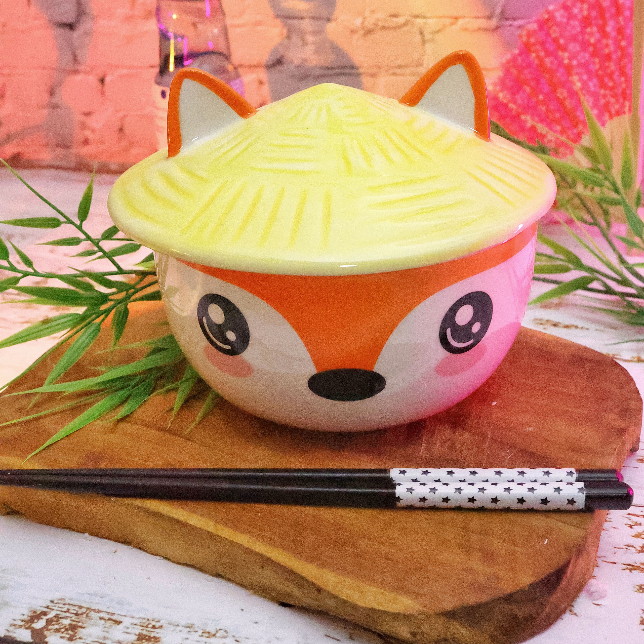 Miska Fuchs Kawaii z pokrywką dla fanów anime