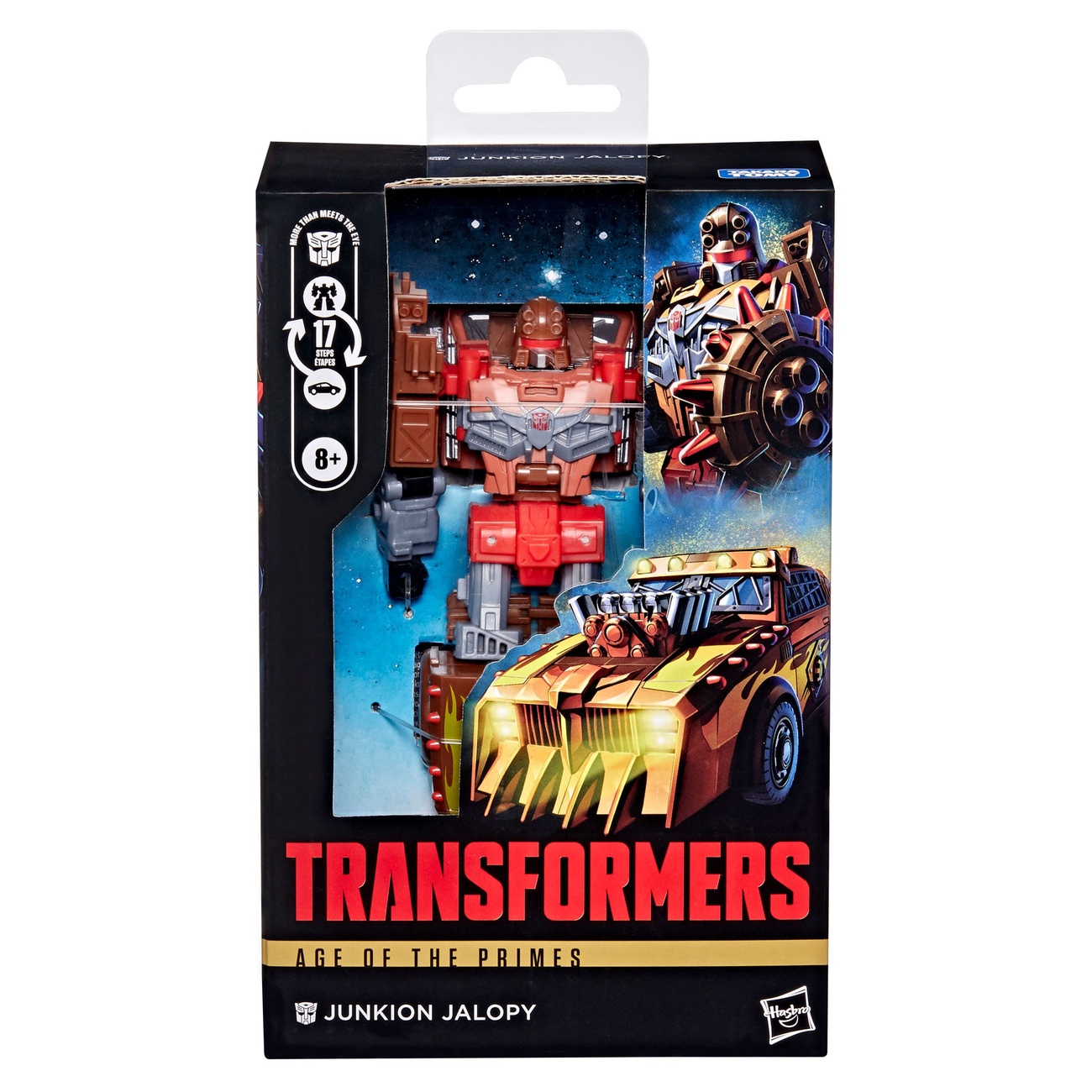 Transformers Age of Primes figurine articulée Deluxe Class Junkion Jalopy 14 cm