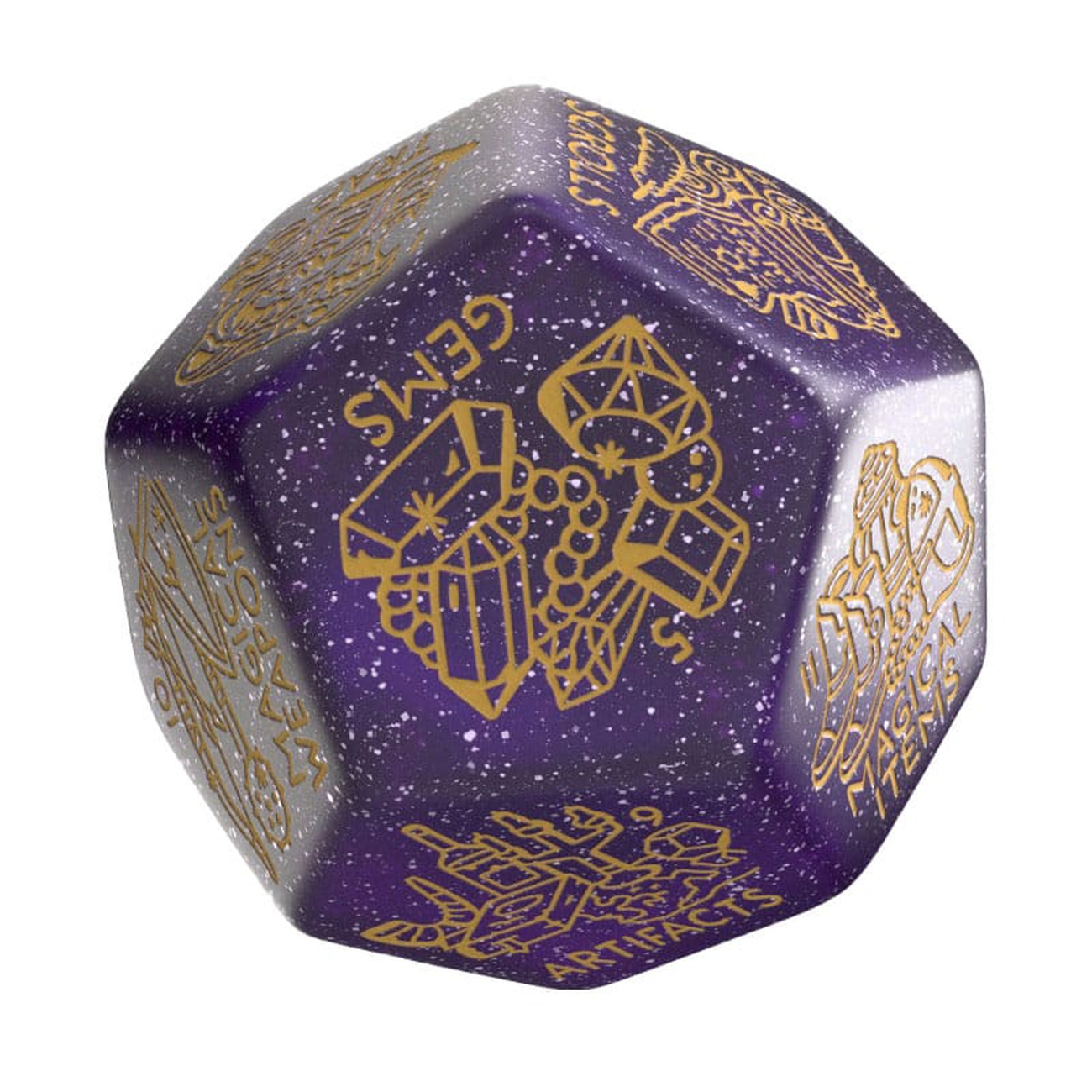 Viridian Dice Jumbo Treasure Generator D12 Die