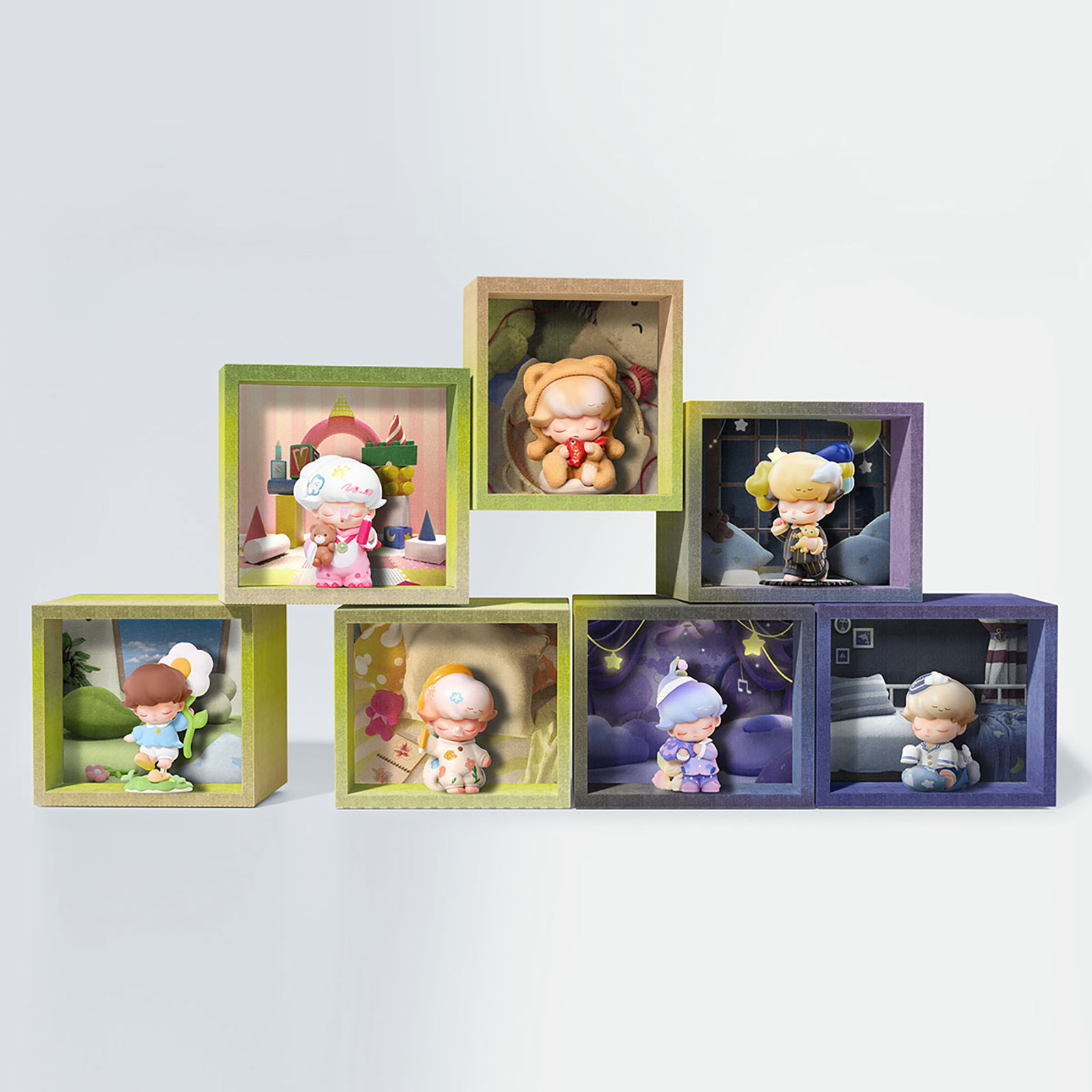 Dimoo - Weaving Wonders POP MART Mystery Figures 12-Piece Display