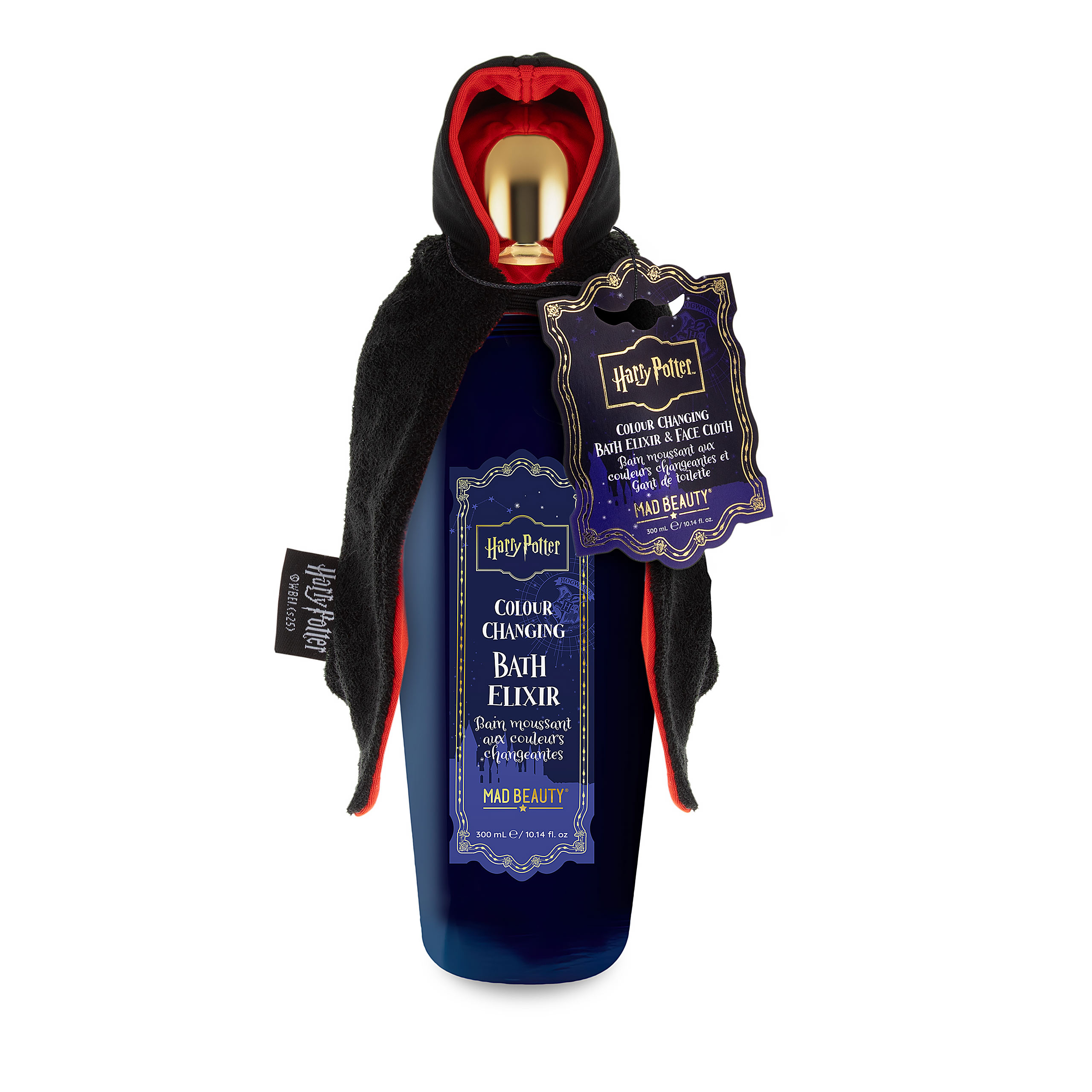Harry Potter - Bain moussant changeant de couleur avec cape de sorcier