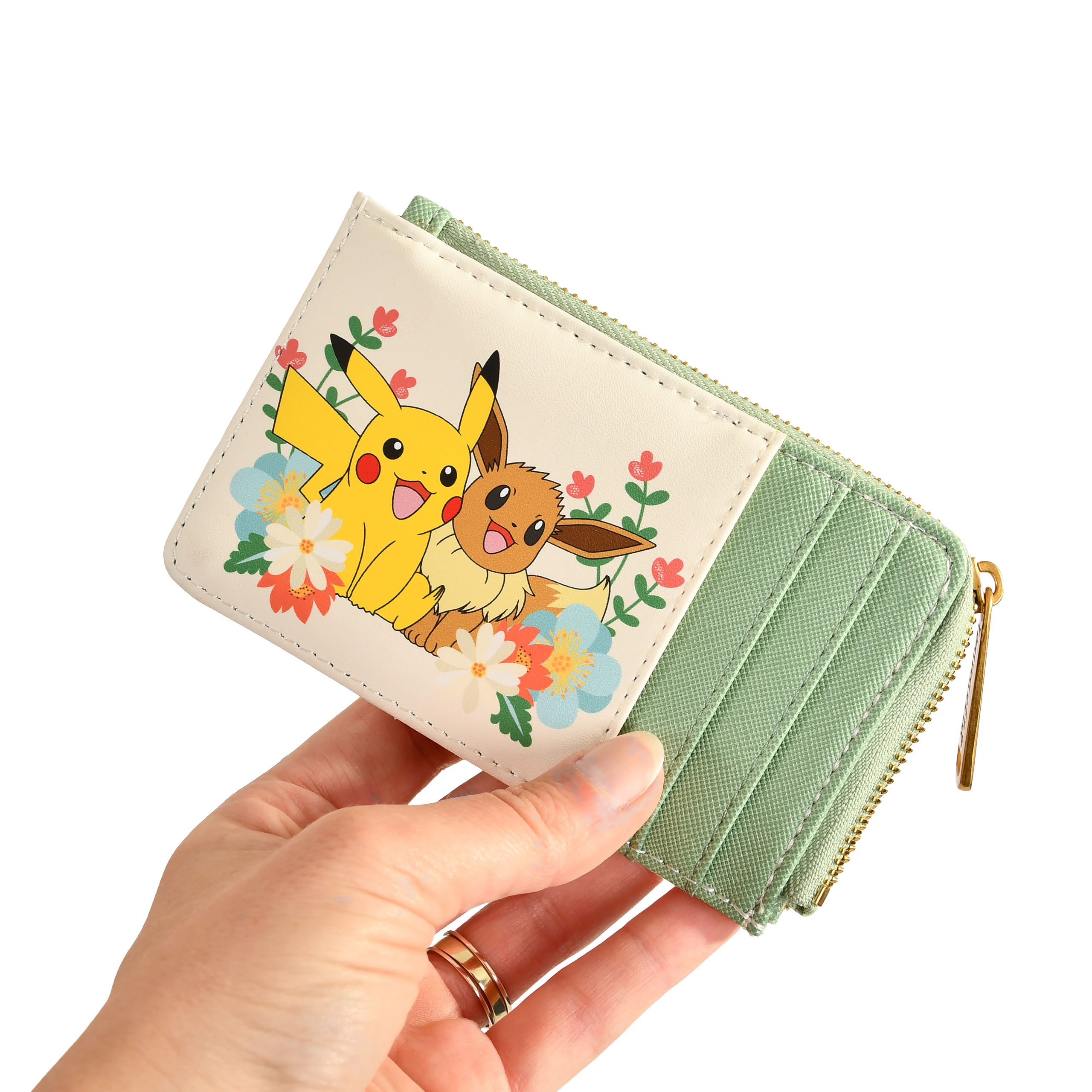 Pokemon - Pikachu en Eevee Bloemen Portemonnee