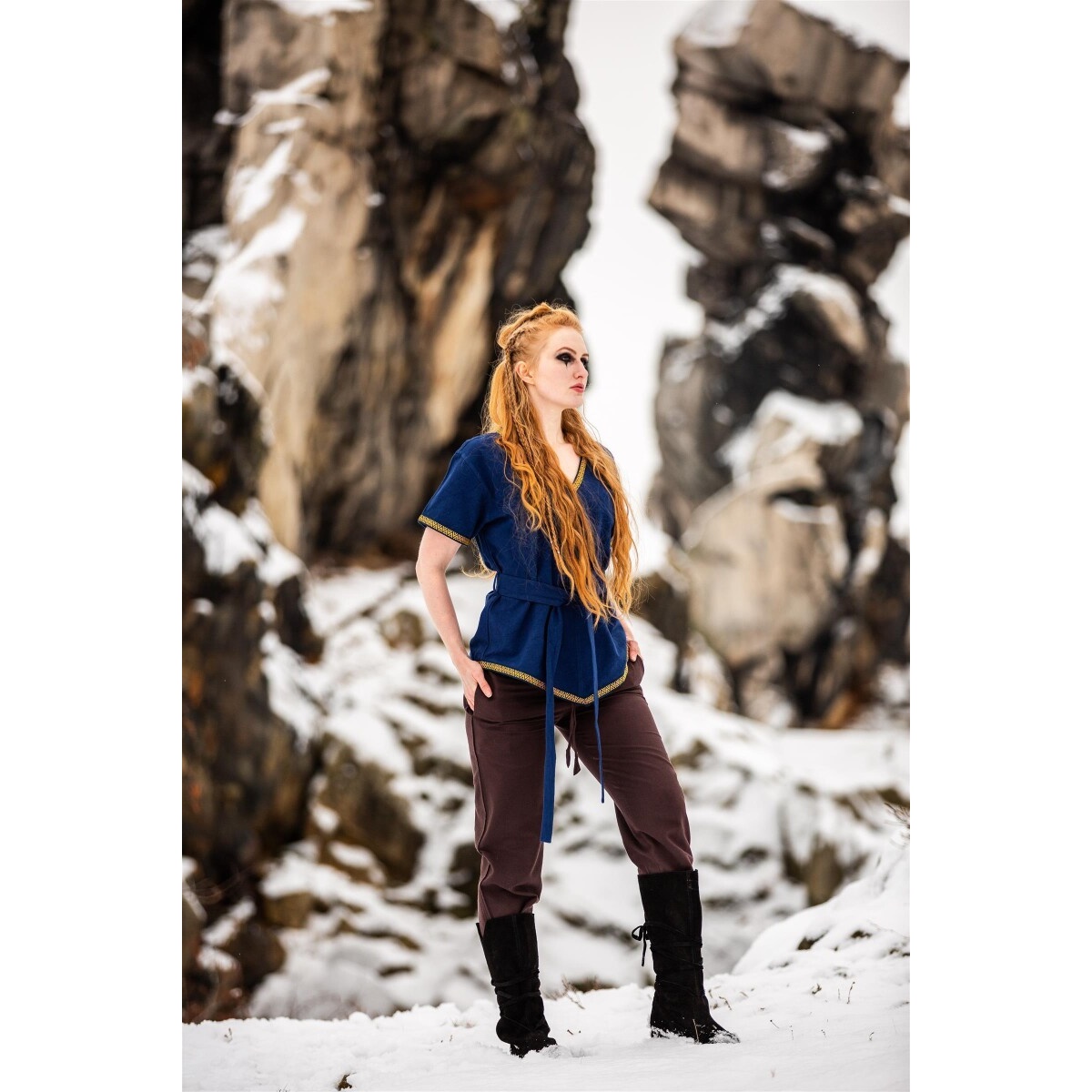 Medieval Viking Tunic Matilda blue
