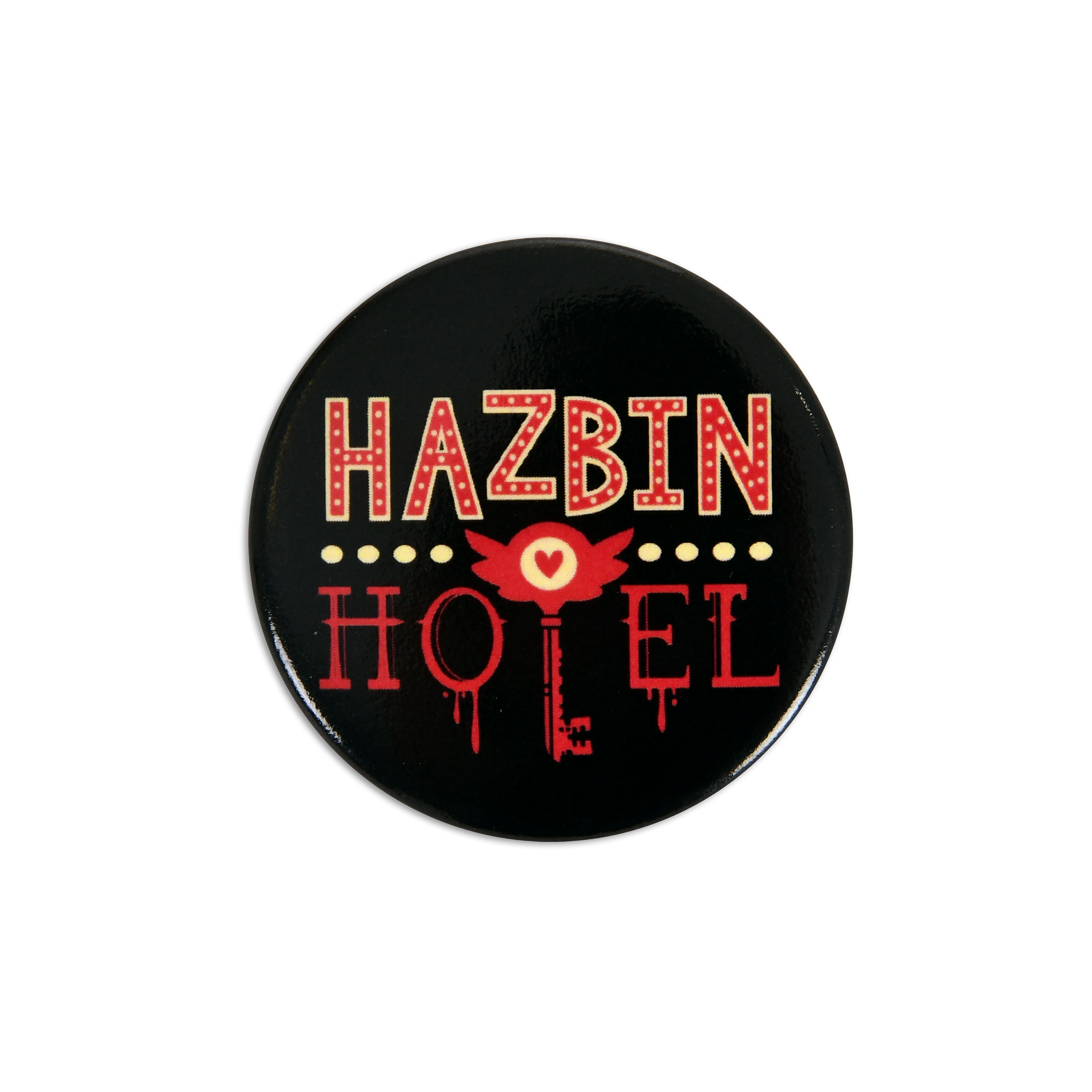 Badge logo pour les fans de Hazbin Hotel