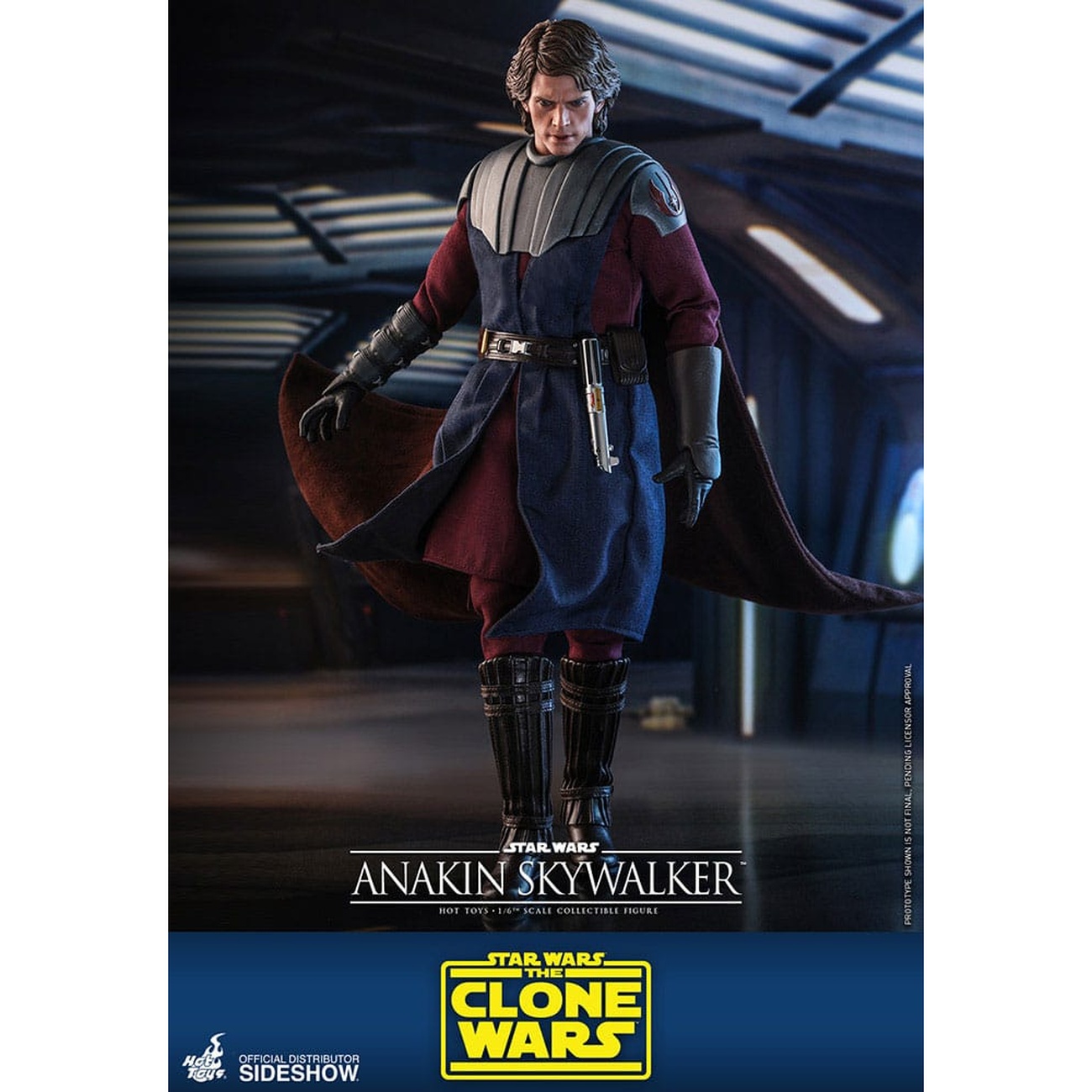Star Wars: The Clone Wars - Figura Esclusiva Anakin Skywalker Scala 1:6
