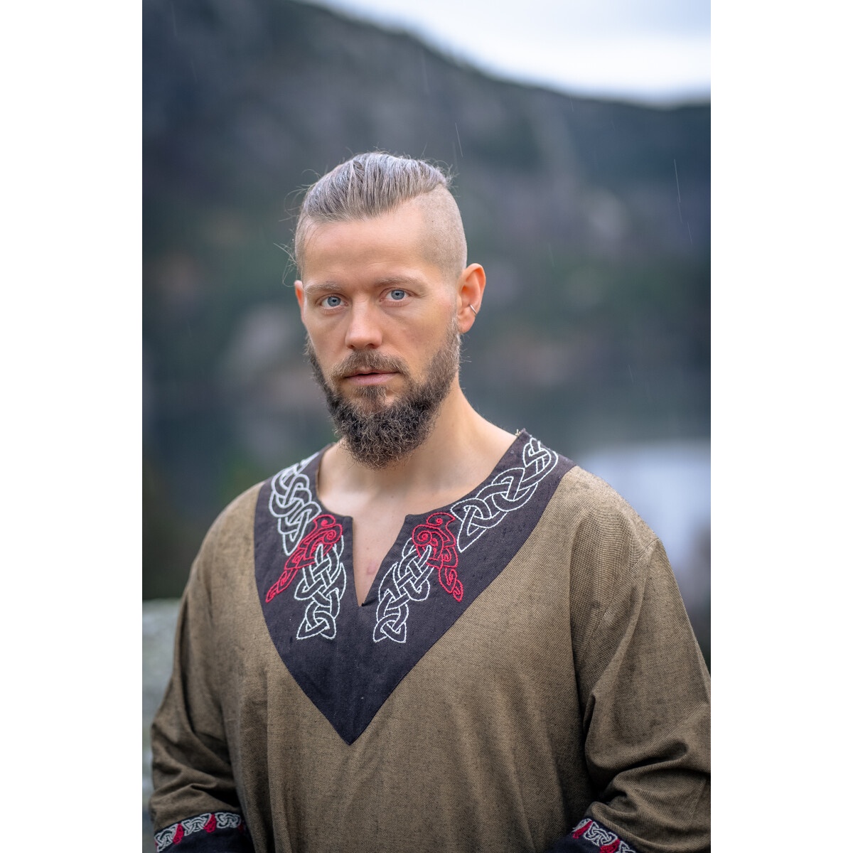 Tunique viking médiévale Freydis sable