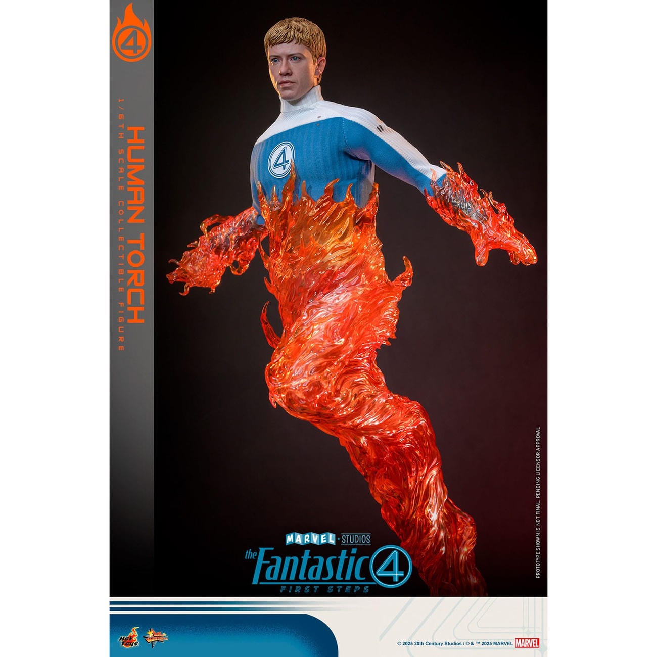 Les Quatre Fantastiques : First Steps - Figurine d’Exception Human Torch 1:6