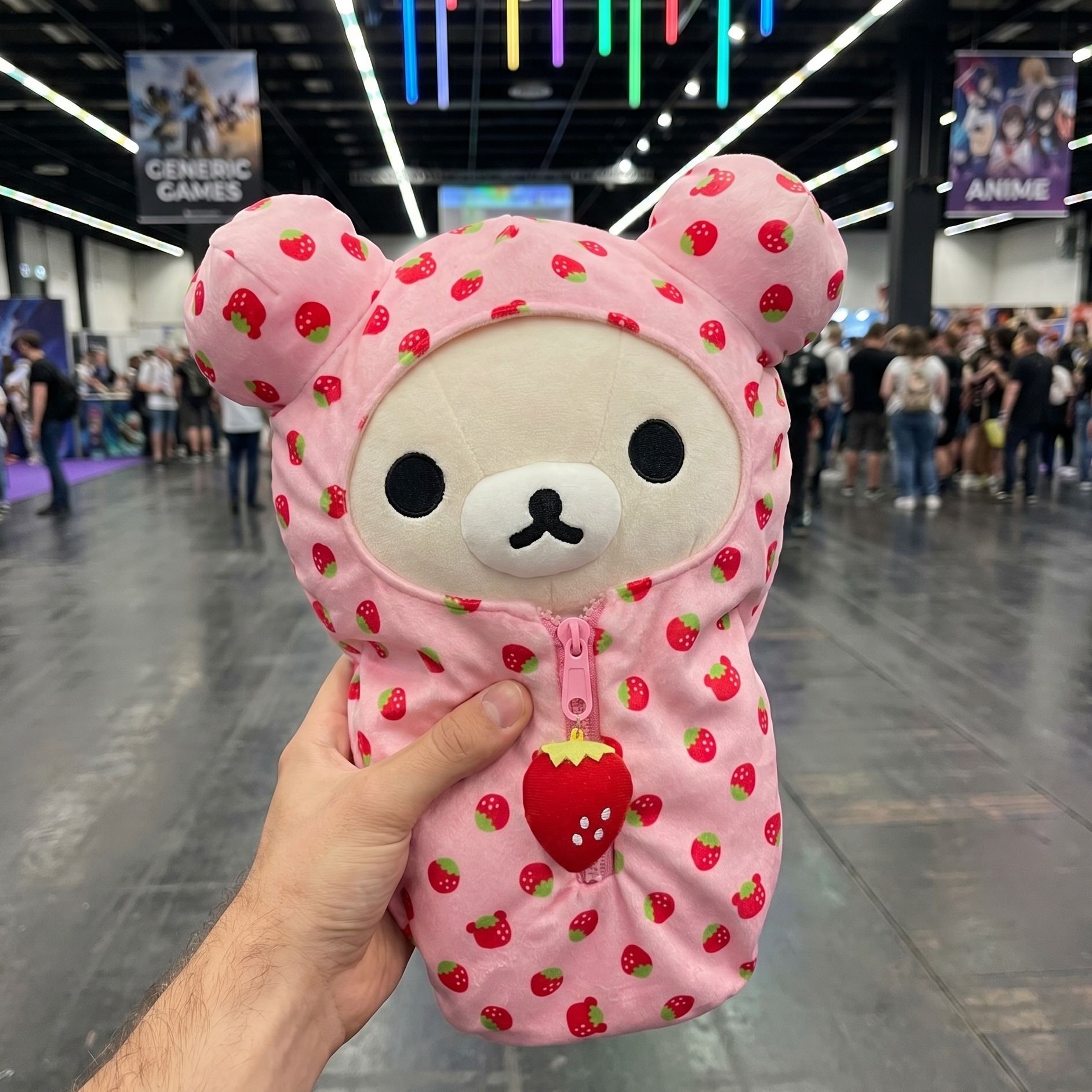 Rilakkuma - Korilakkuma Sleeping Bag pluche knuffel
