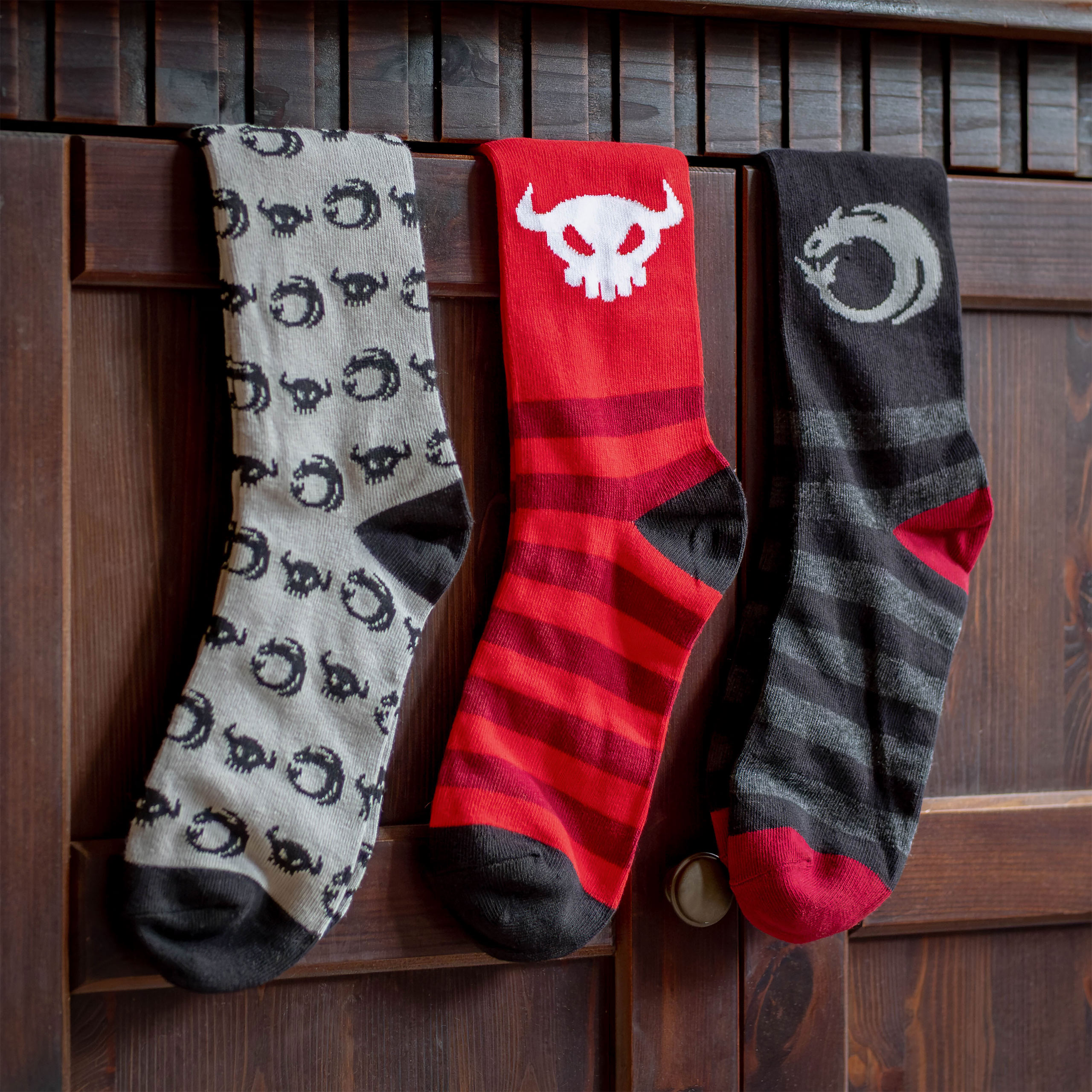 Dragons - Symboles Chaussettes Lot de 3