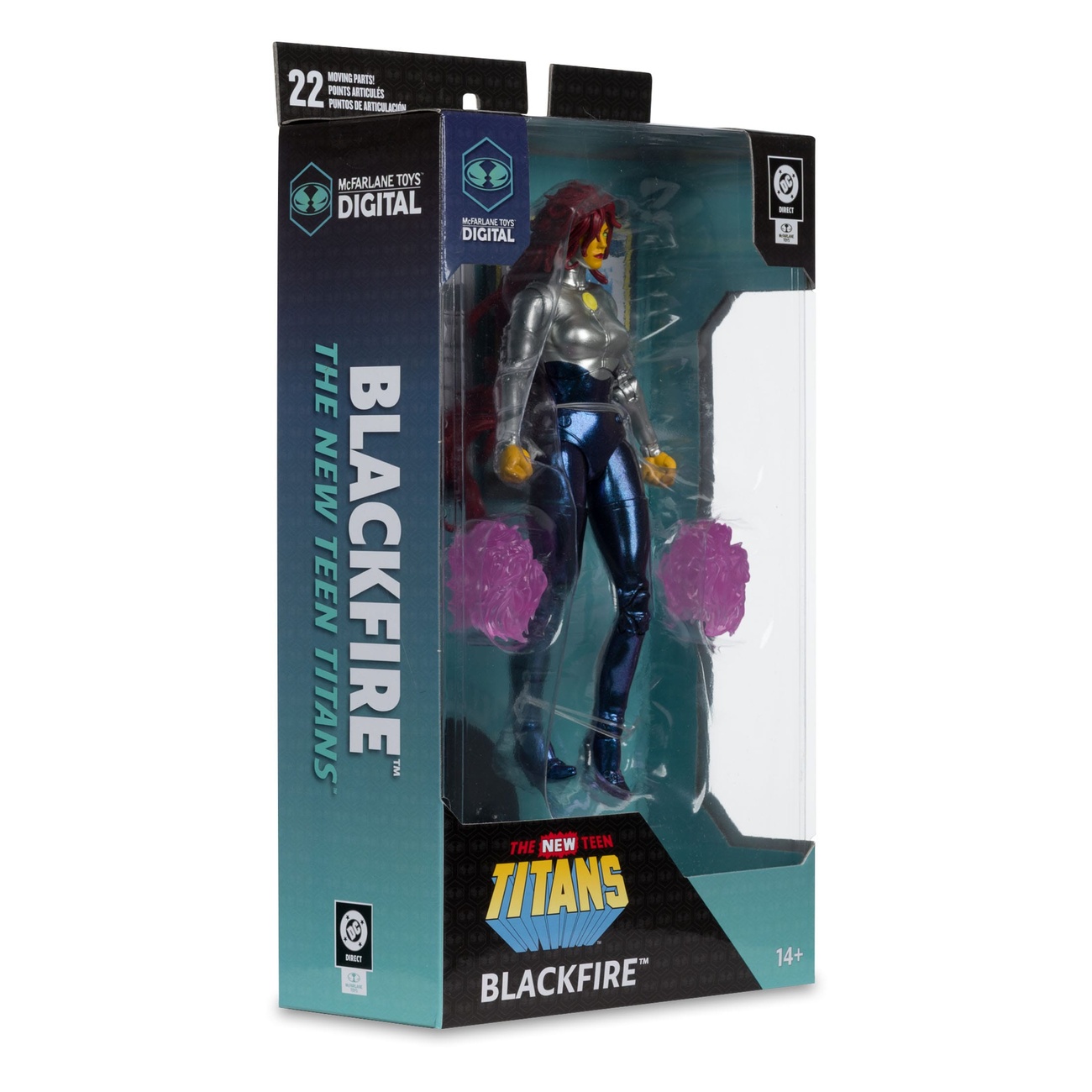 DC Direct McFarlane Toys cyfrowa figurka Blackfire (The New Teen Titans) 18 cm