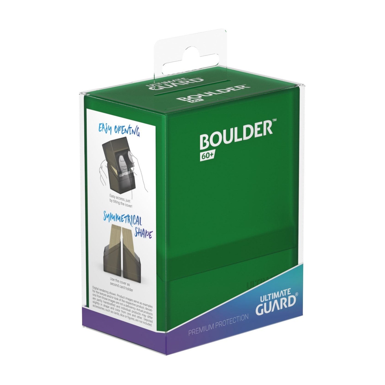 Ultimate Guard Boulder Deck Case 60+ Standard Size Emerald