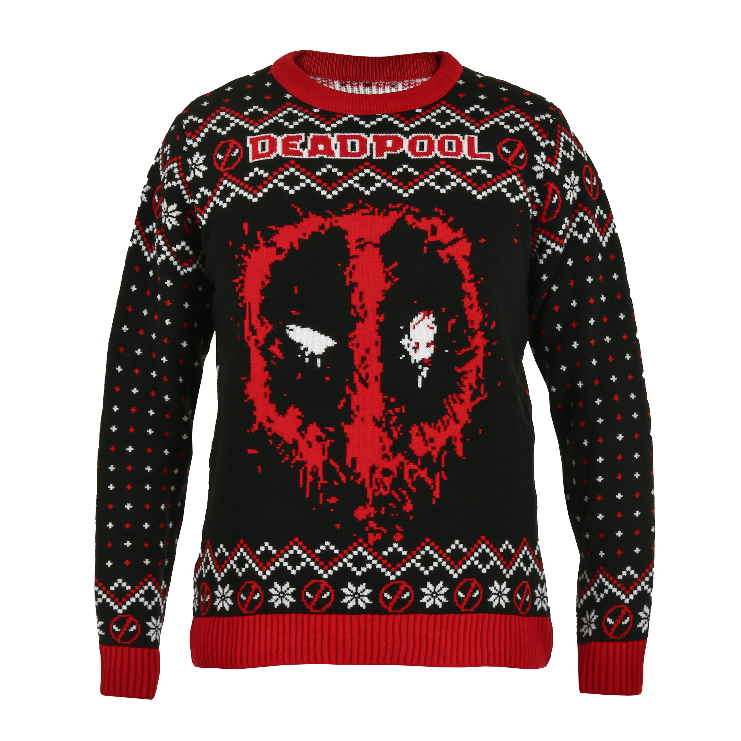 Deadpool Spray Knit Sweater