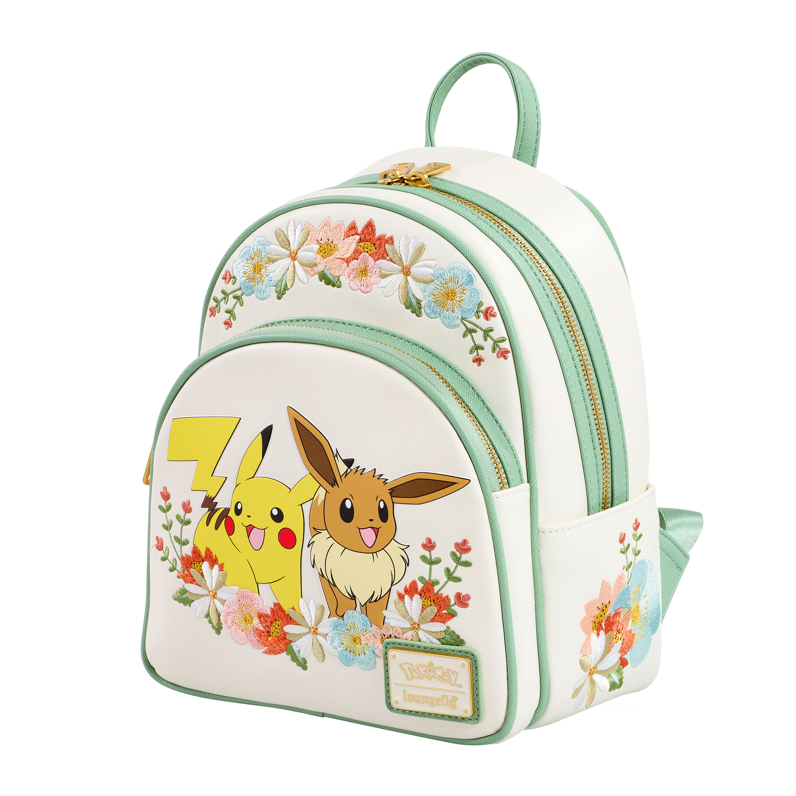 Pokemon - Pikachu und Evoli Floral Mini Rucksack