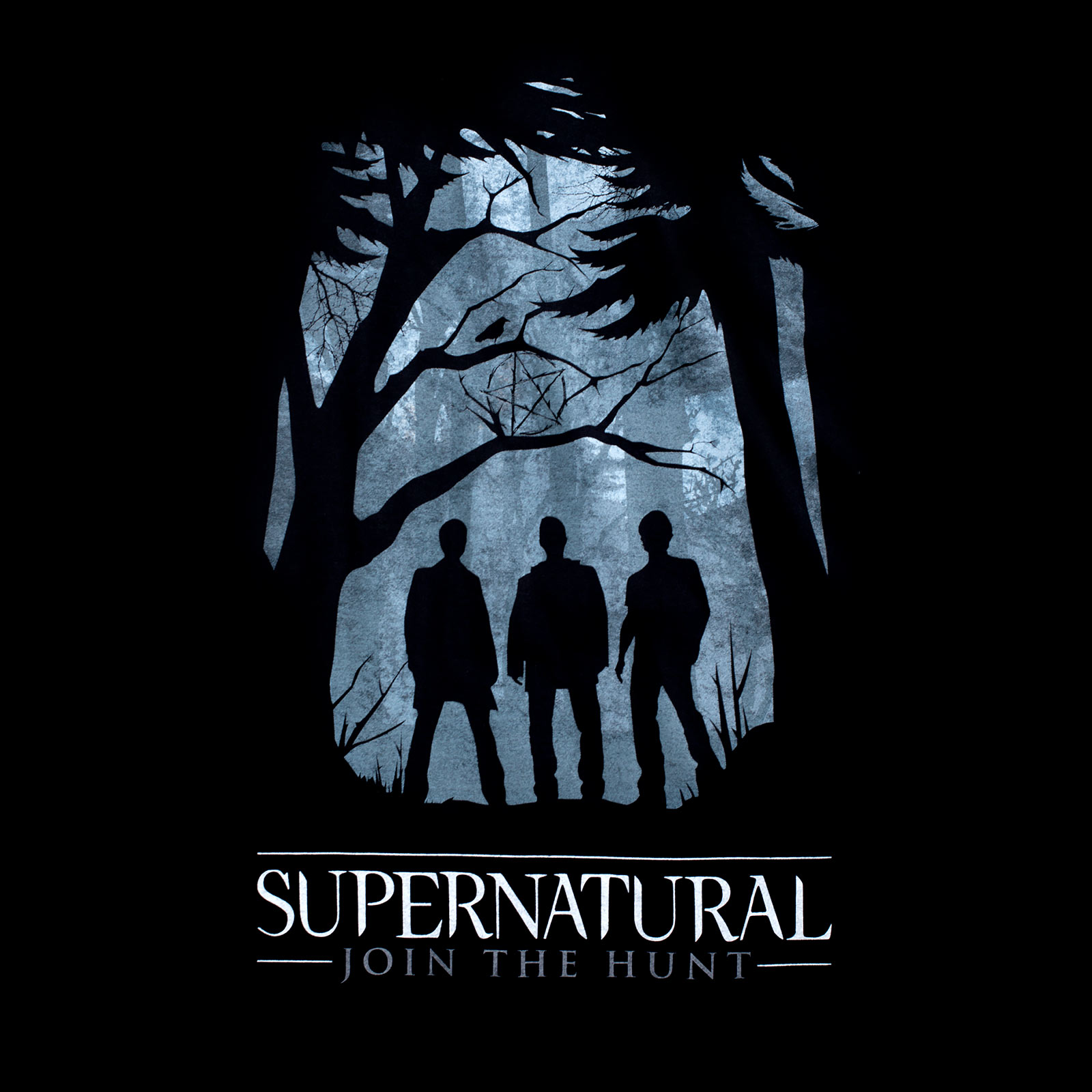 Supernatural - T-shirt de chasseurs de démons noir