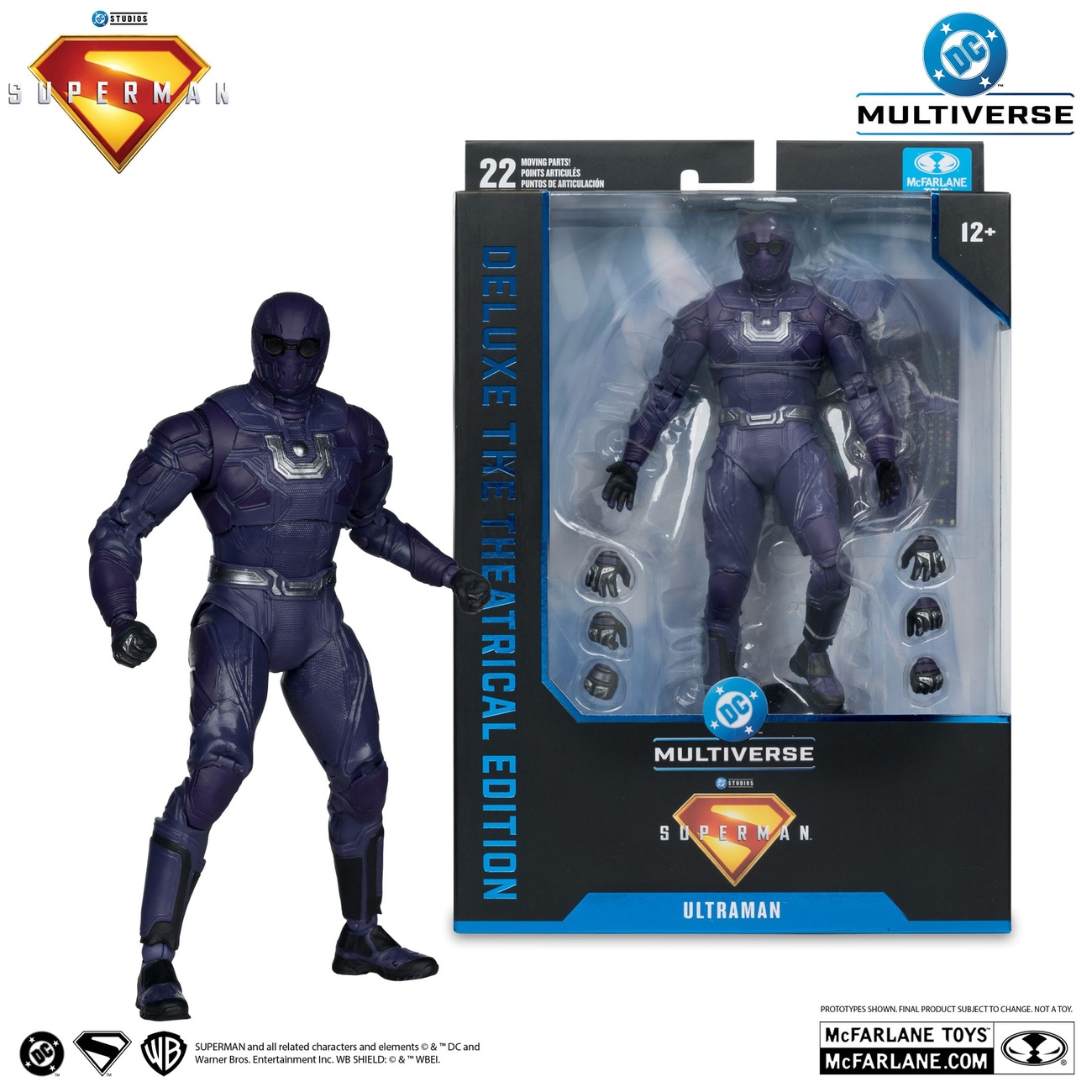 Superman (2025) DC Multiverse Action Figure Deluxe Ultraman 18 cm