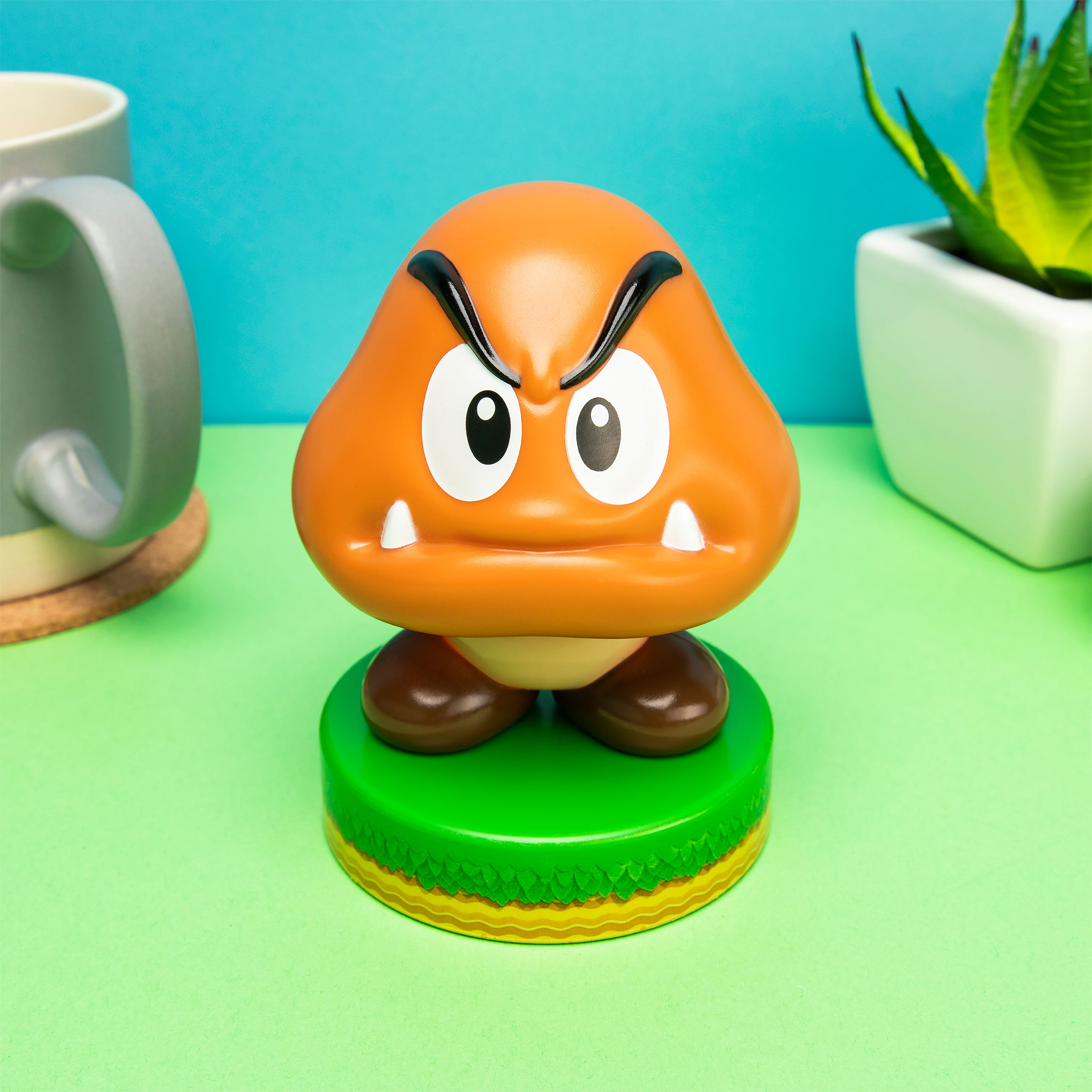 Super Mario - Goomba Iconen 3D Tafellamp