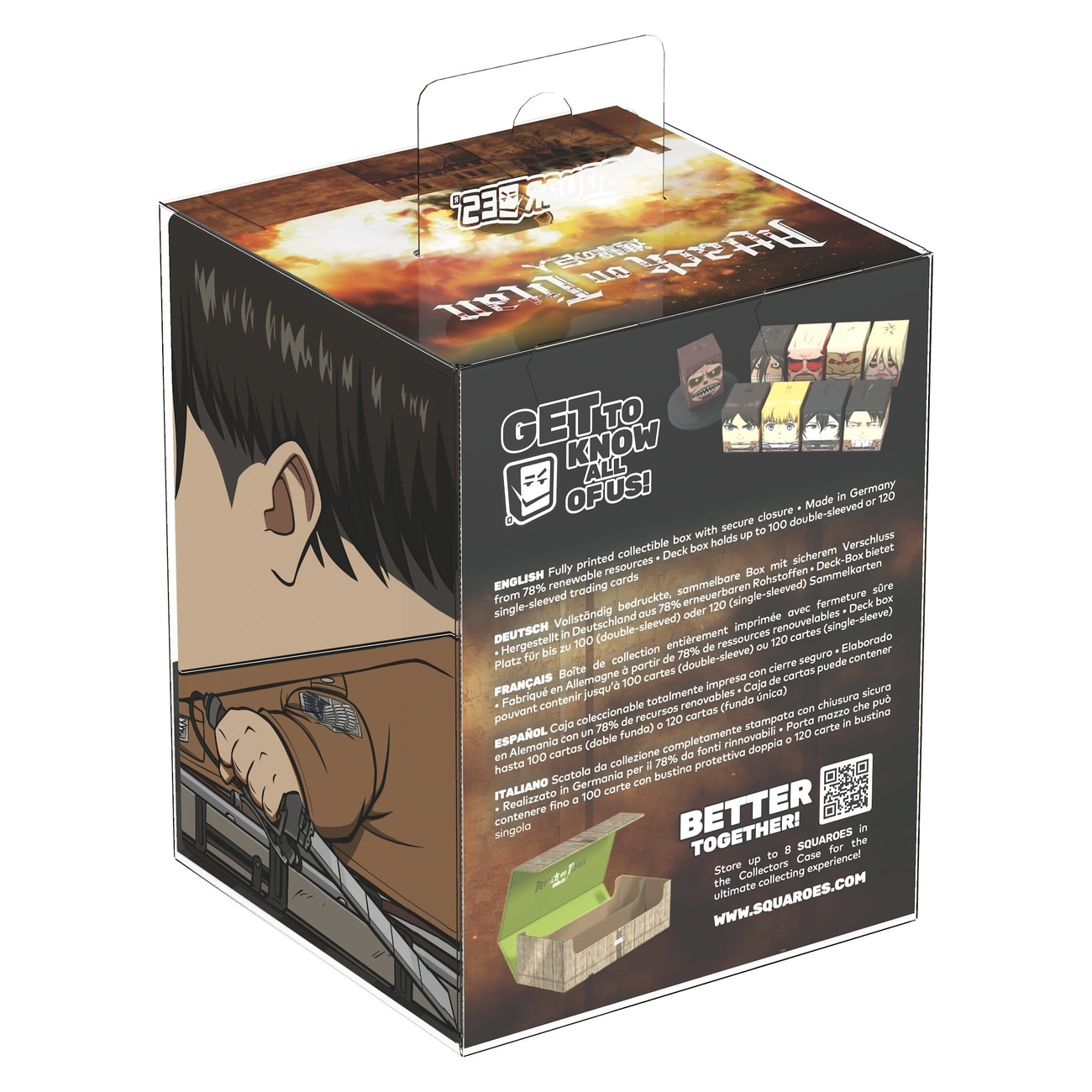Squaroes Squaroe Attack on Titan AOT004 - Levi Ackermann