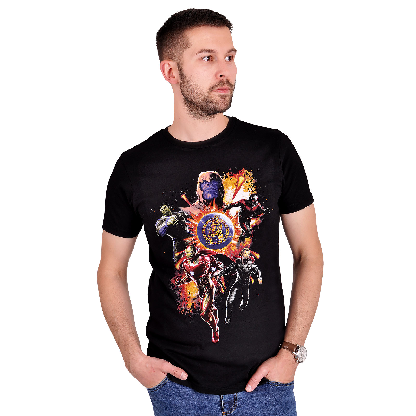 Avengers - Endgame Final Battle T-Shirt schwarz
