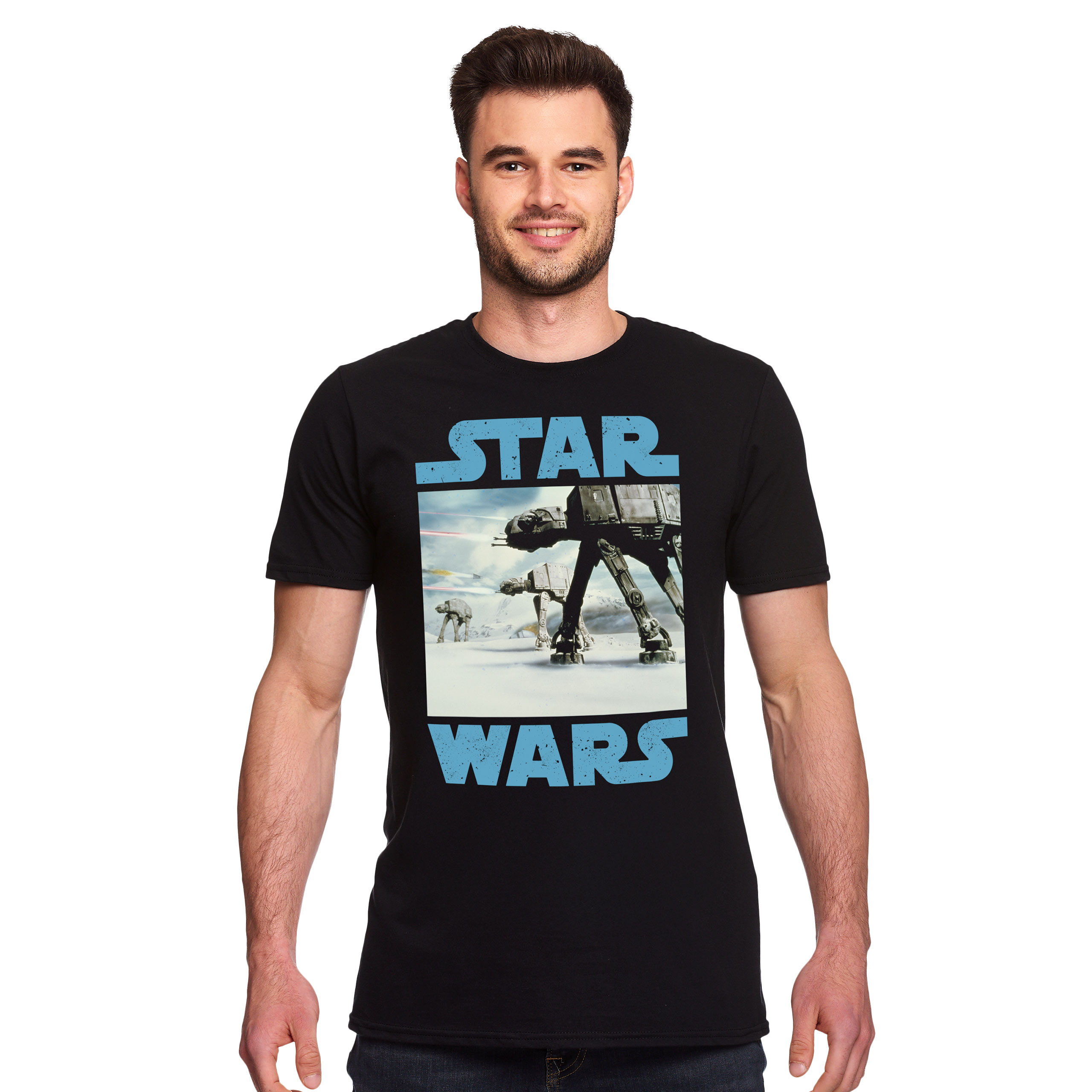 Star Wars - AT-AT auf Hoth T-Shirt schwarz