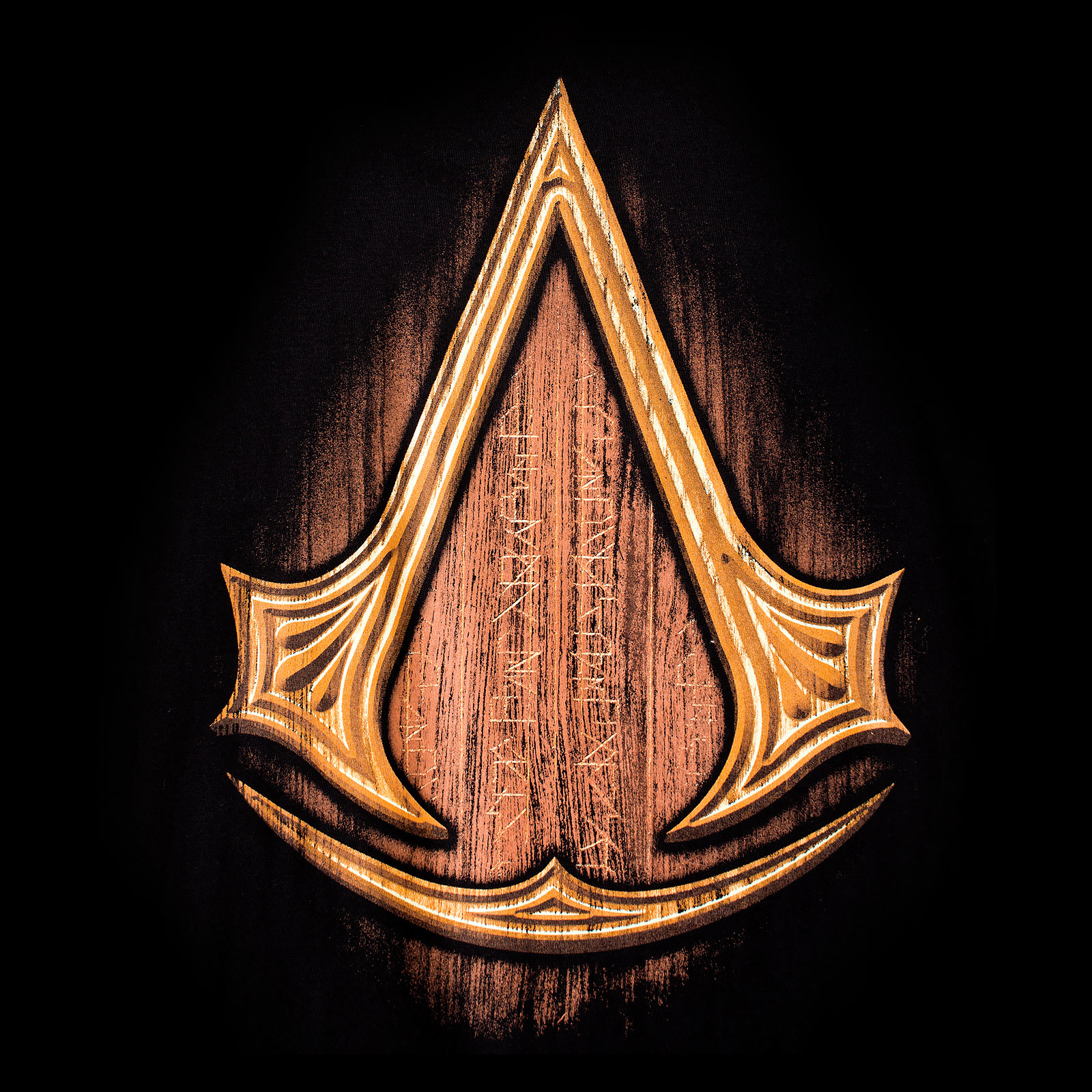 Assassins Creed - T-Shirt Insignia Wood noir