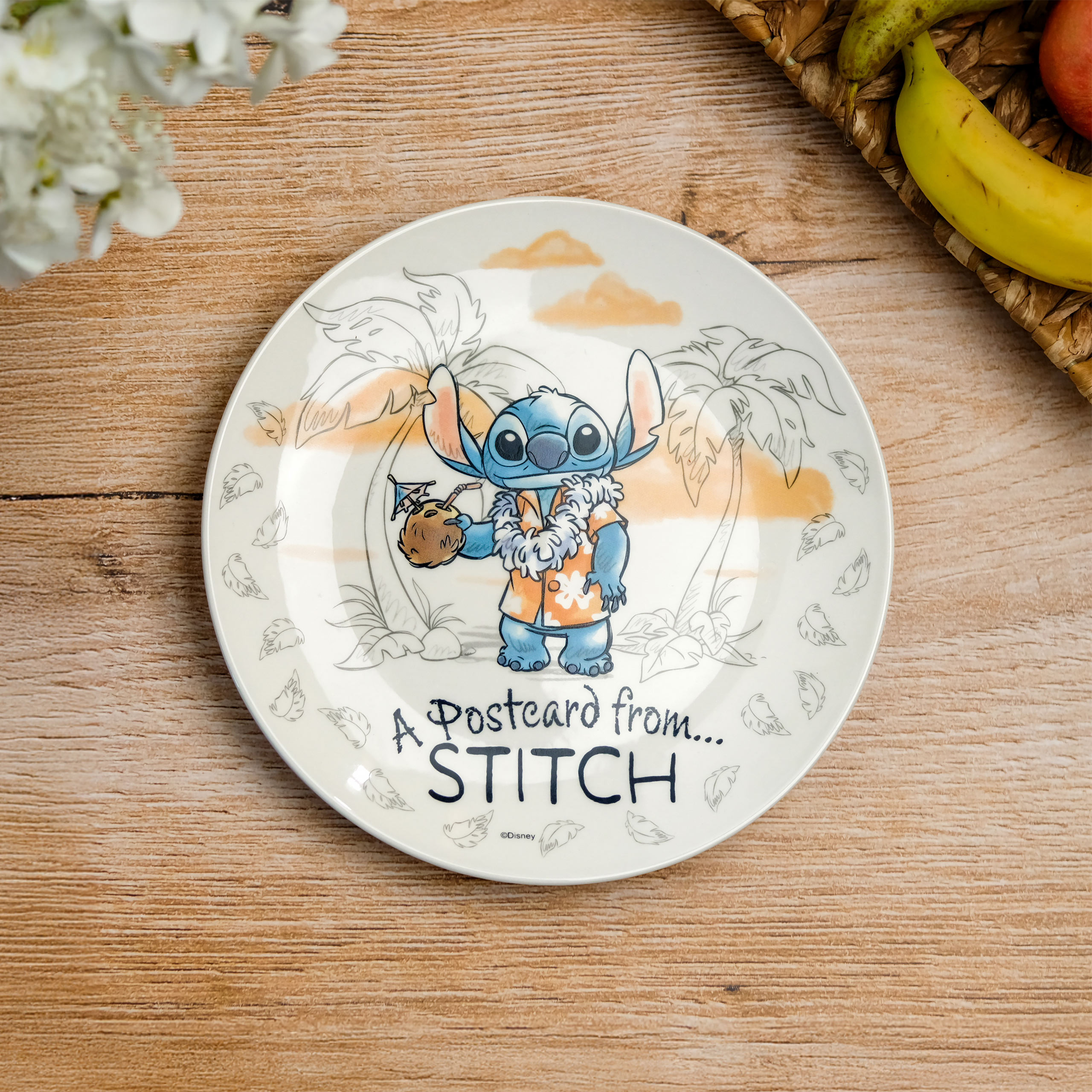 Stitch Ohana Plate Set - Lilo & Stitch