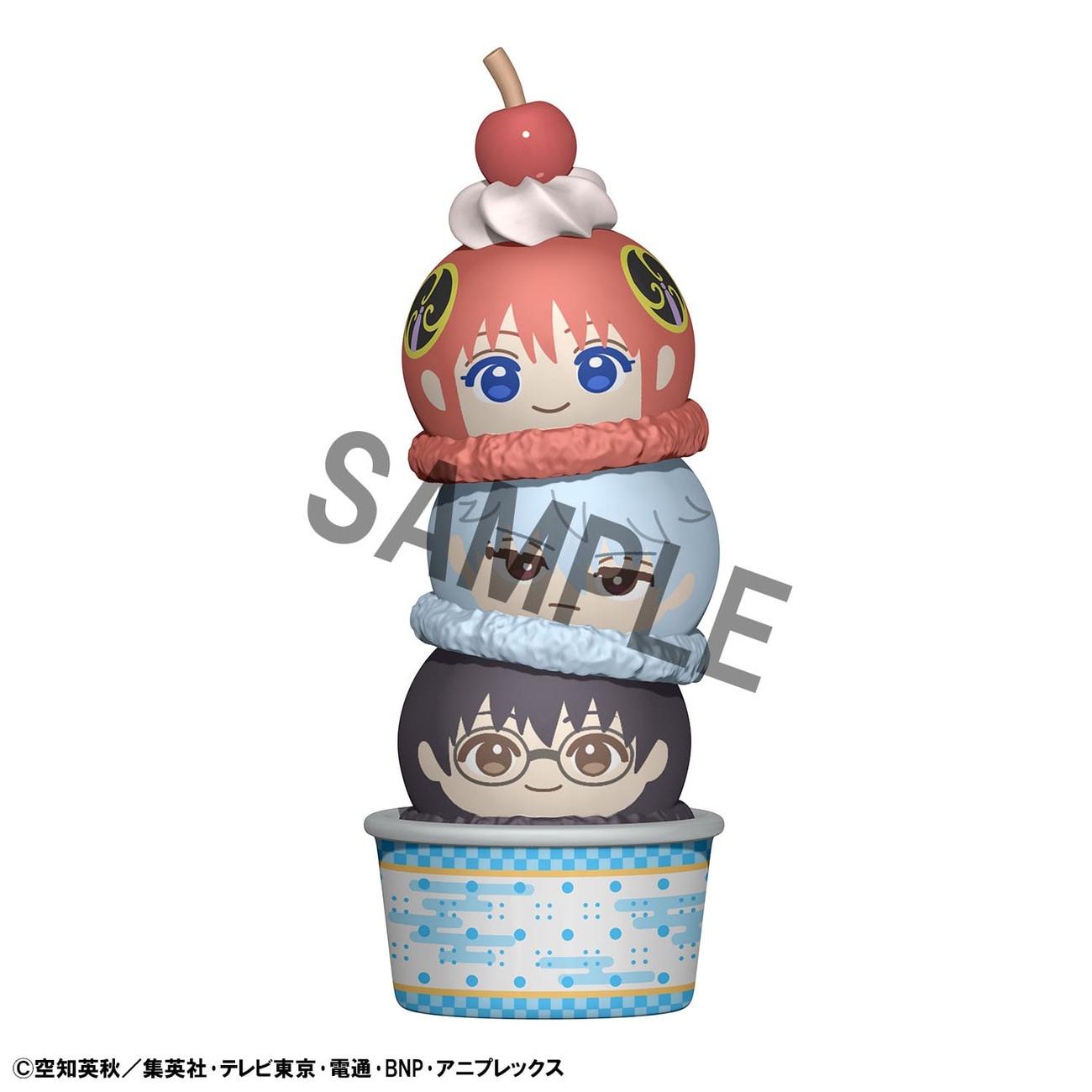 Gintama Tsumichen Stack up & Change figurines de collection 8 cm assortiment (6)