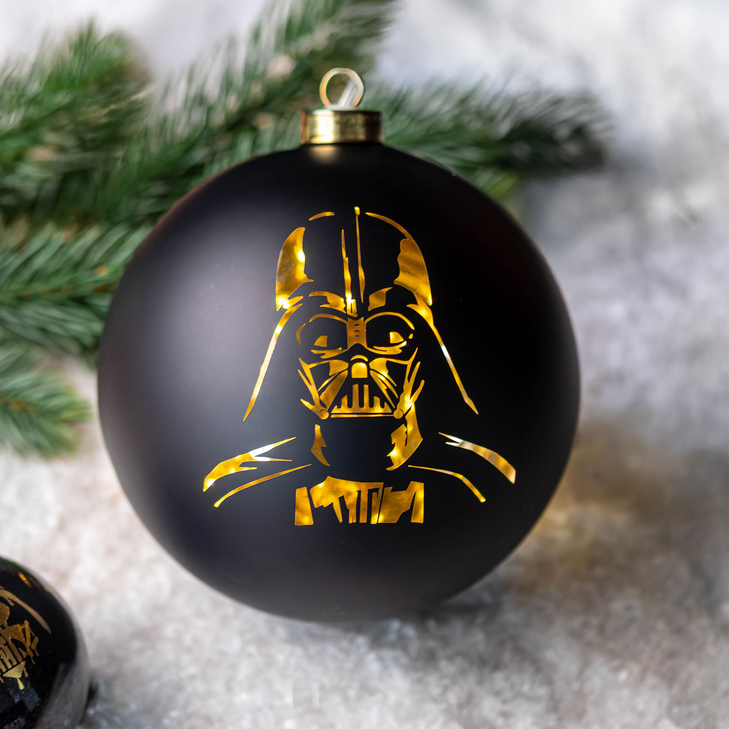 Star Wars - Palla di Natale Darth Vader con luce