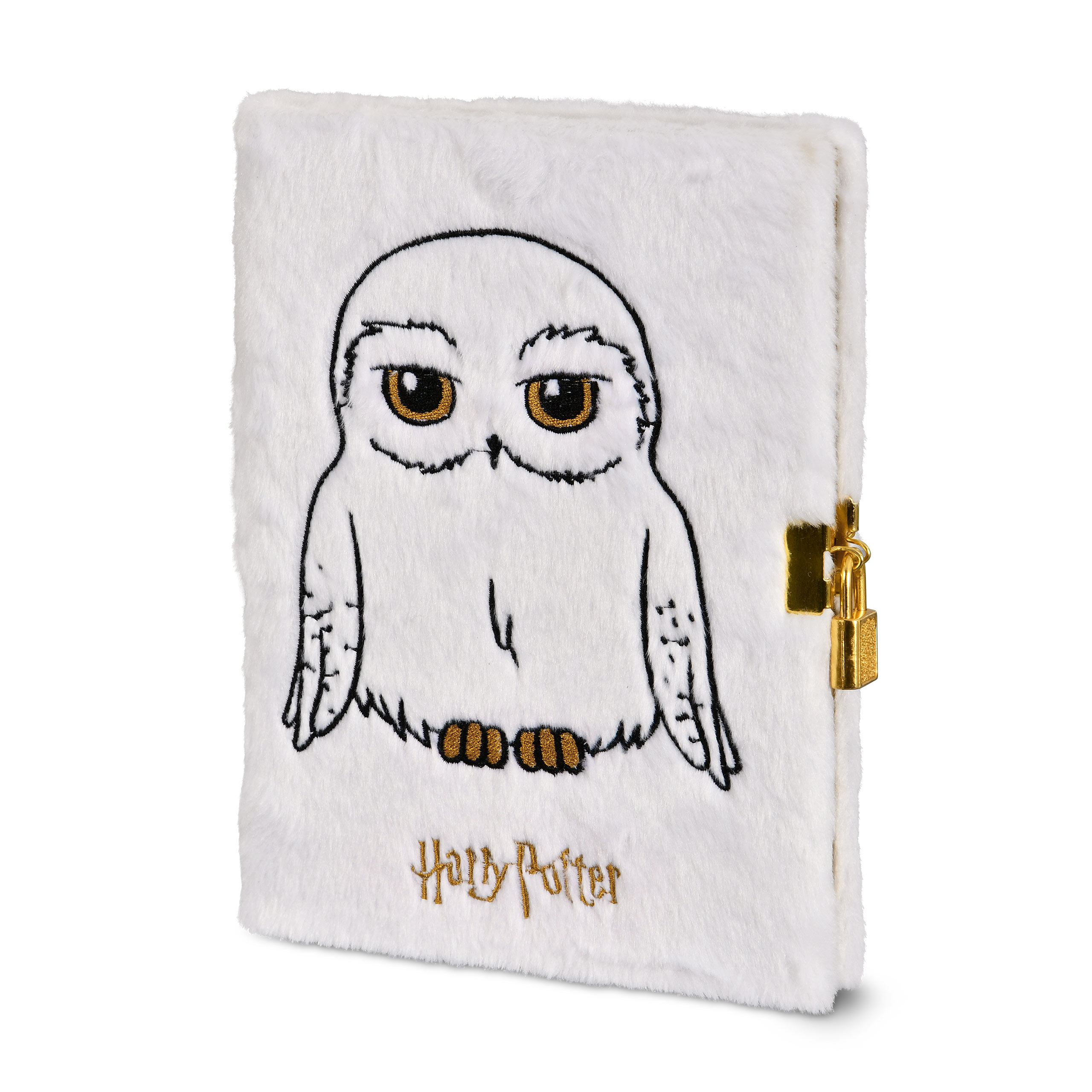 Harry Potter - Carnet de notes Hedwig en peluche A5 avec serrure