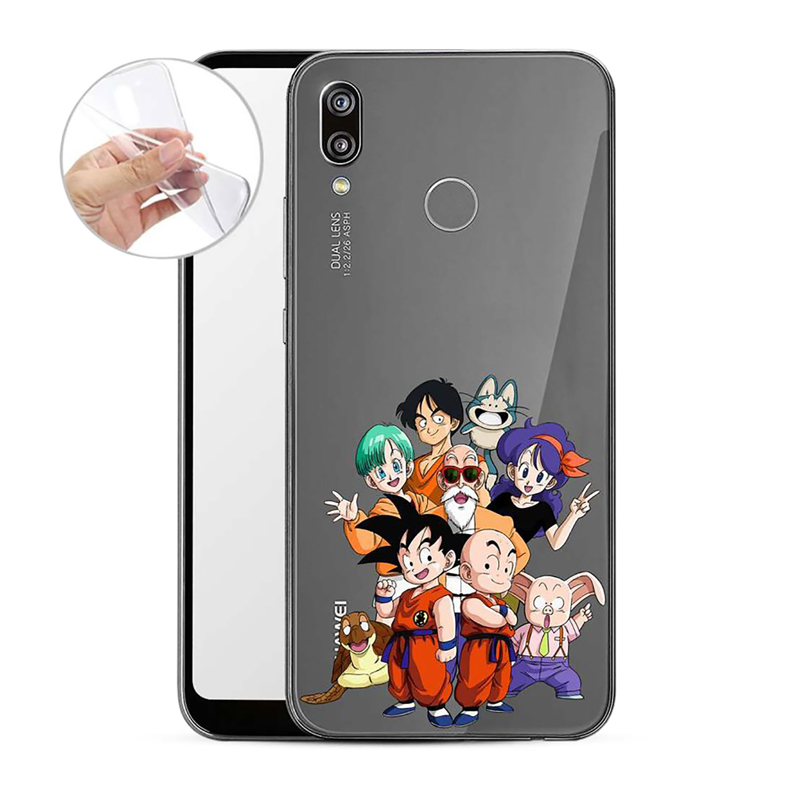 Dragon Ball - Characters Huawei P20 Lite Handyhülle Silikon transparent