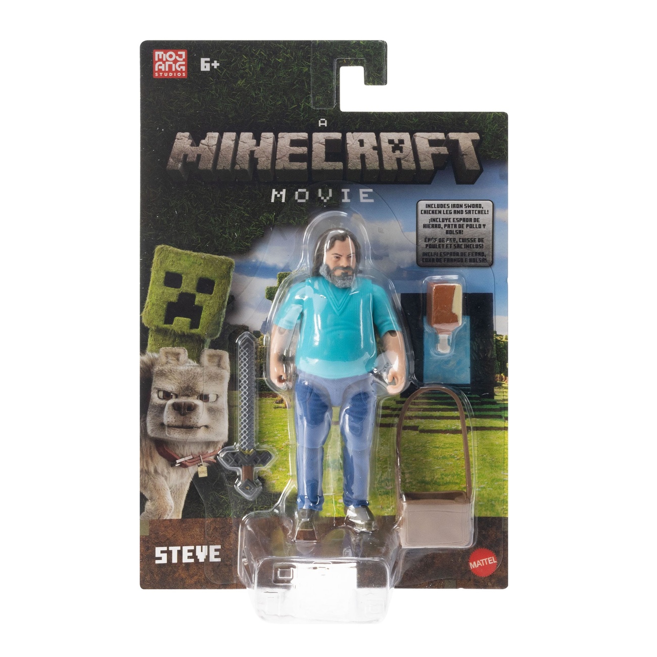 Steve Signore Un’action figure Steve 10 cm – Il film di Minecraft | Elbenwald